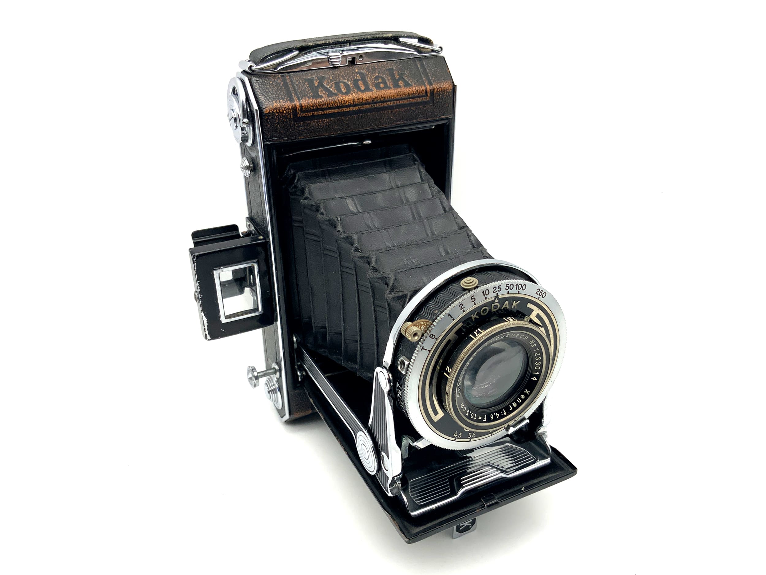 Kodak Vollenda 620 folding camera with Schneider Kreuznach Xenar f:4.5 F=10.5cm 6x9