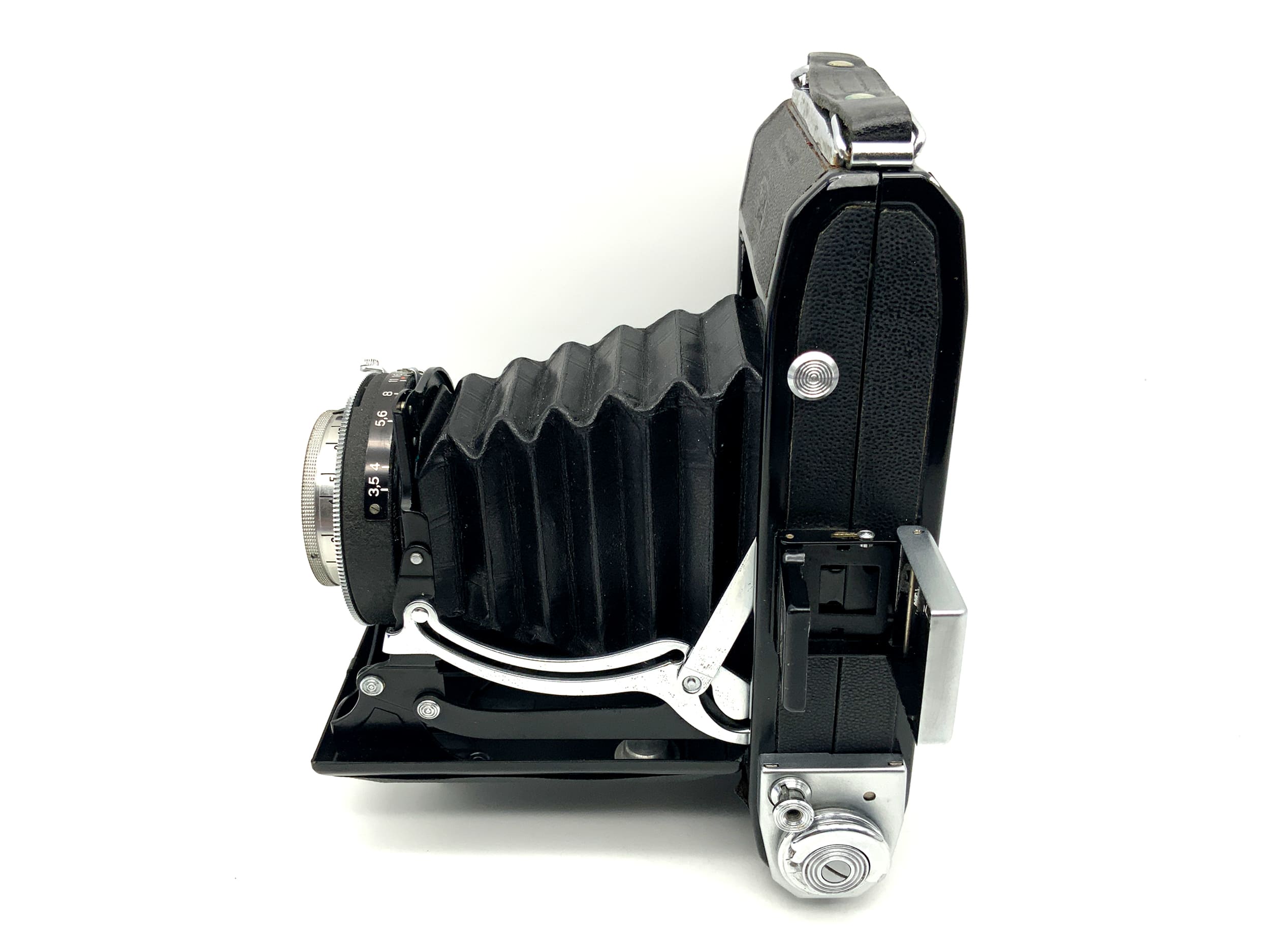 Zeiss Ikon Ercona folding camera with Carl Zeiss Tessar 3.5 105mm red T Tempor