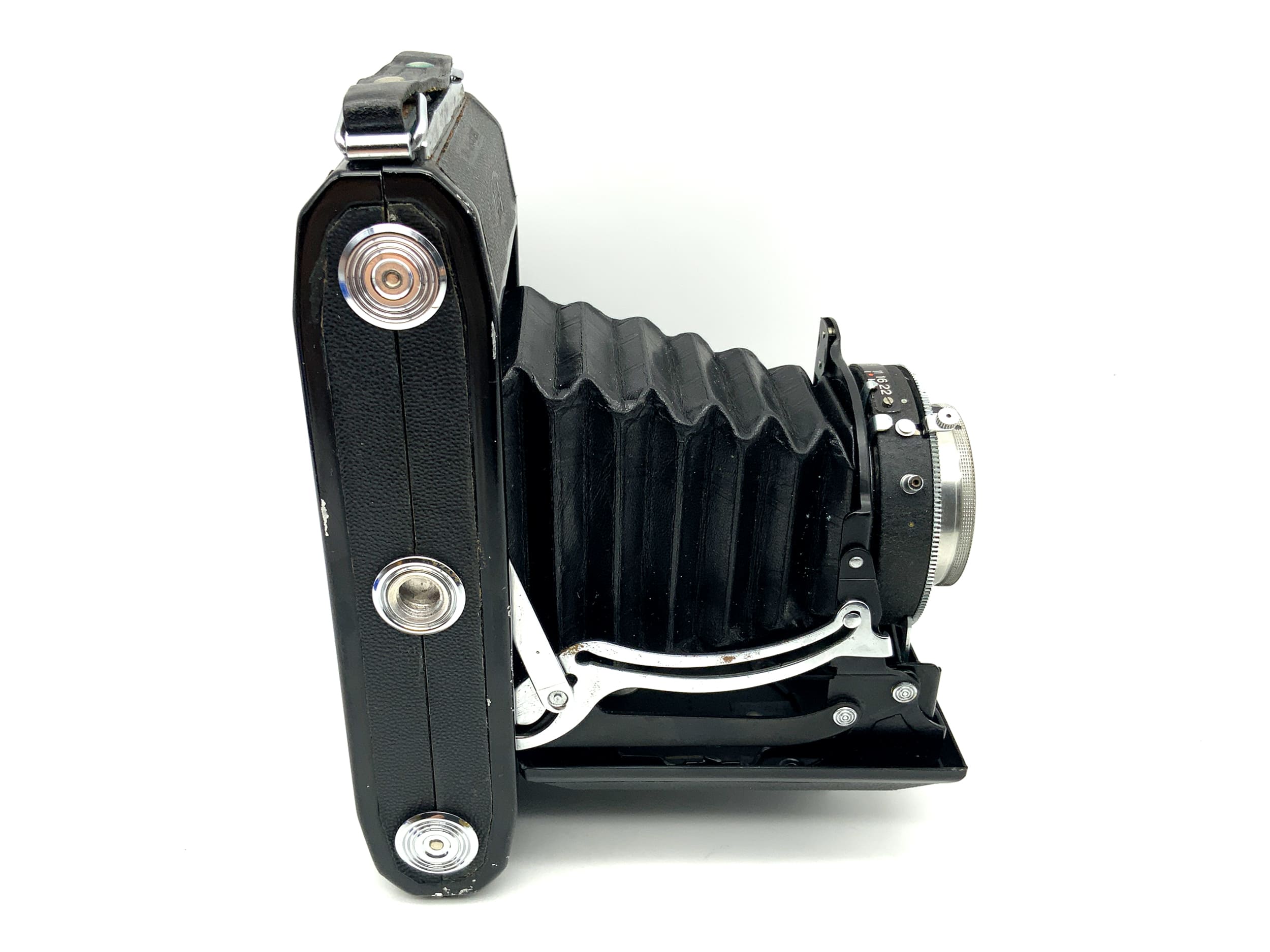 Zeiss Ikon Ercona folding camera with Carl Zeiss Tessar 3.5 105mm red T Tempor