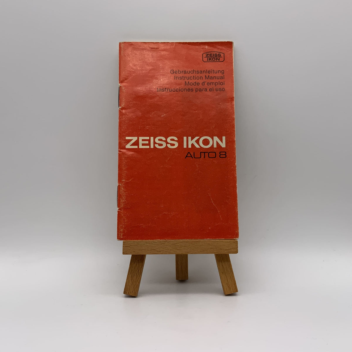 Zeiss Ikon Auto 8 User Manual German Instructions for Use