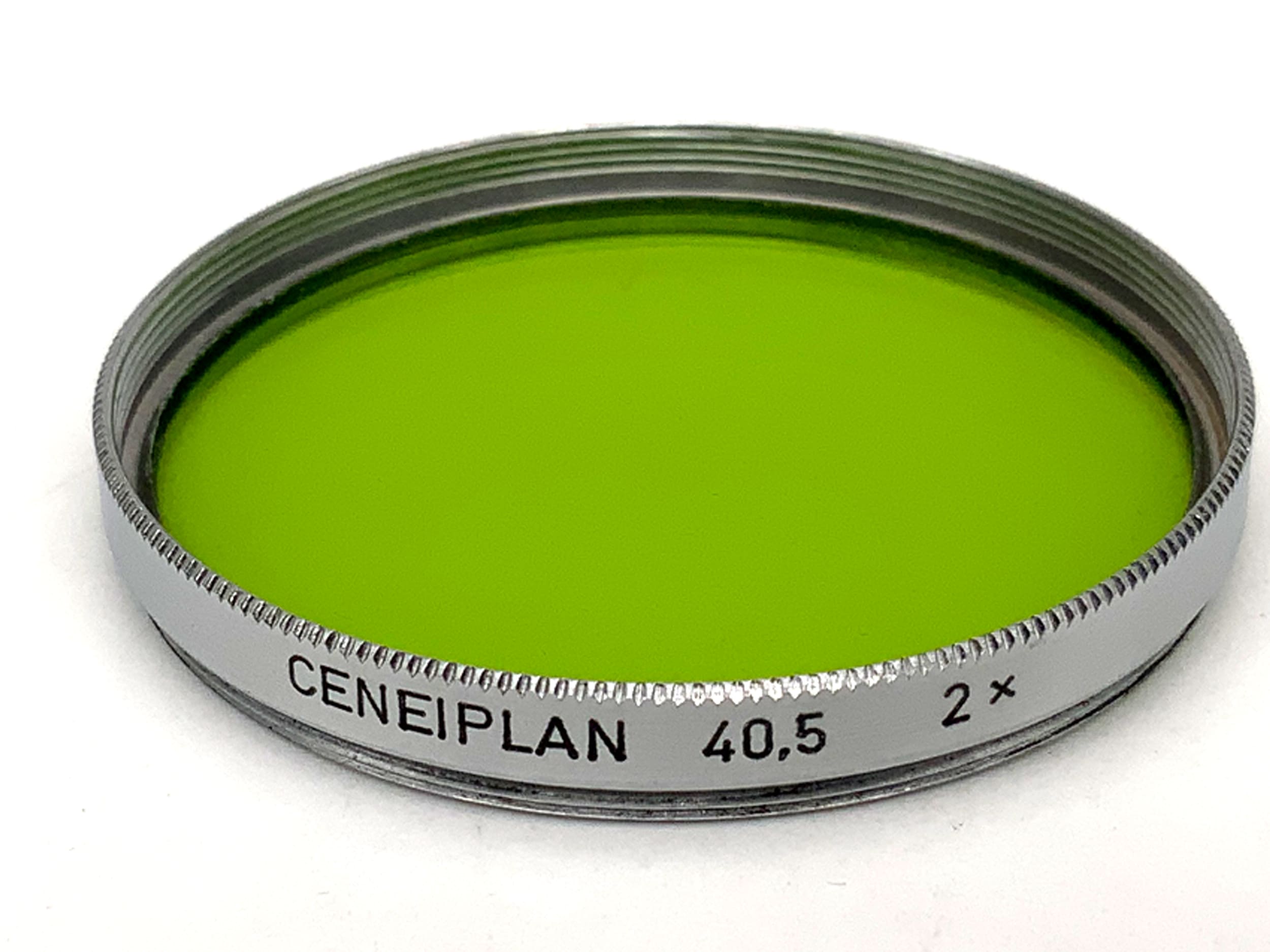 Ceneiplan Color Filter 2x Green Filter 40.5mm Circular Filter Thread