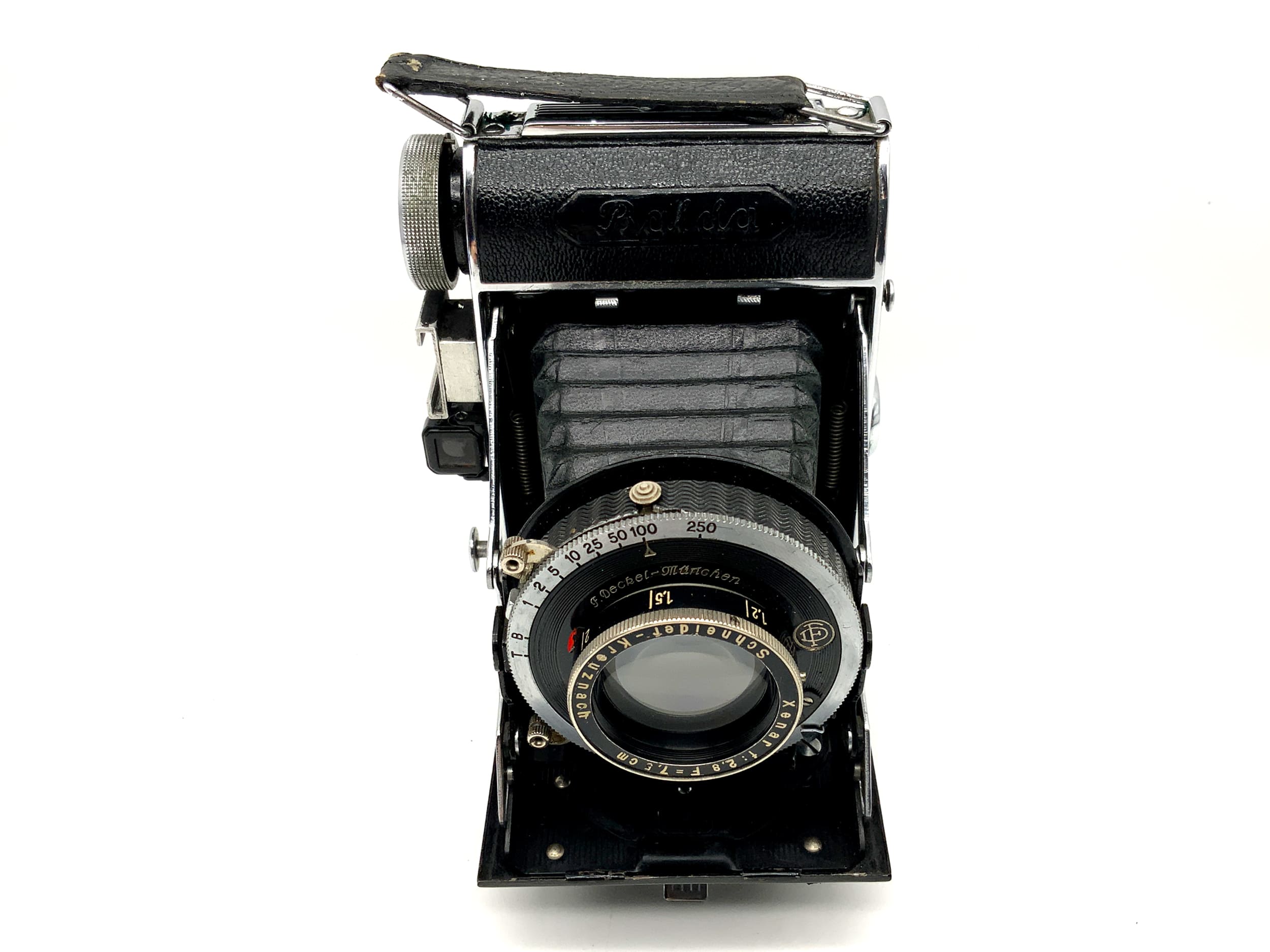 Balda Baldax folding camera with Schneider Kreuznach Xenar f:2.8 F=7.5cm Compur
