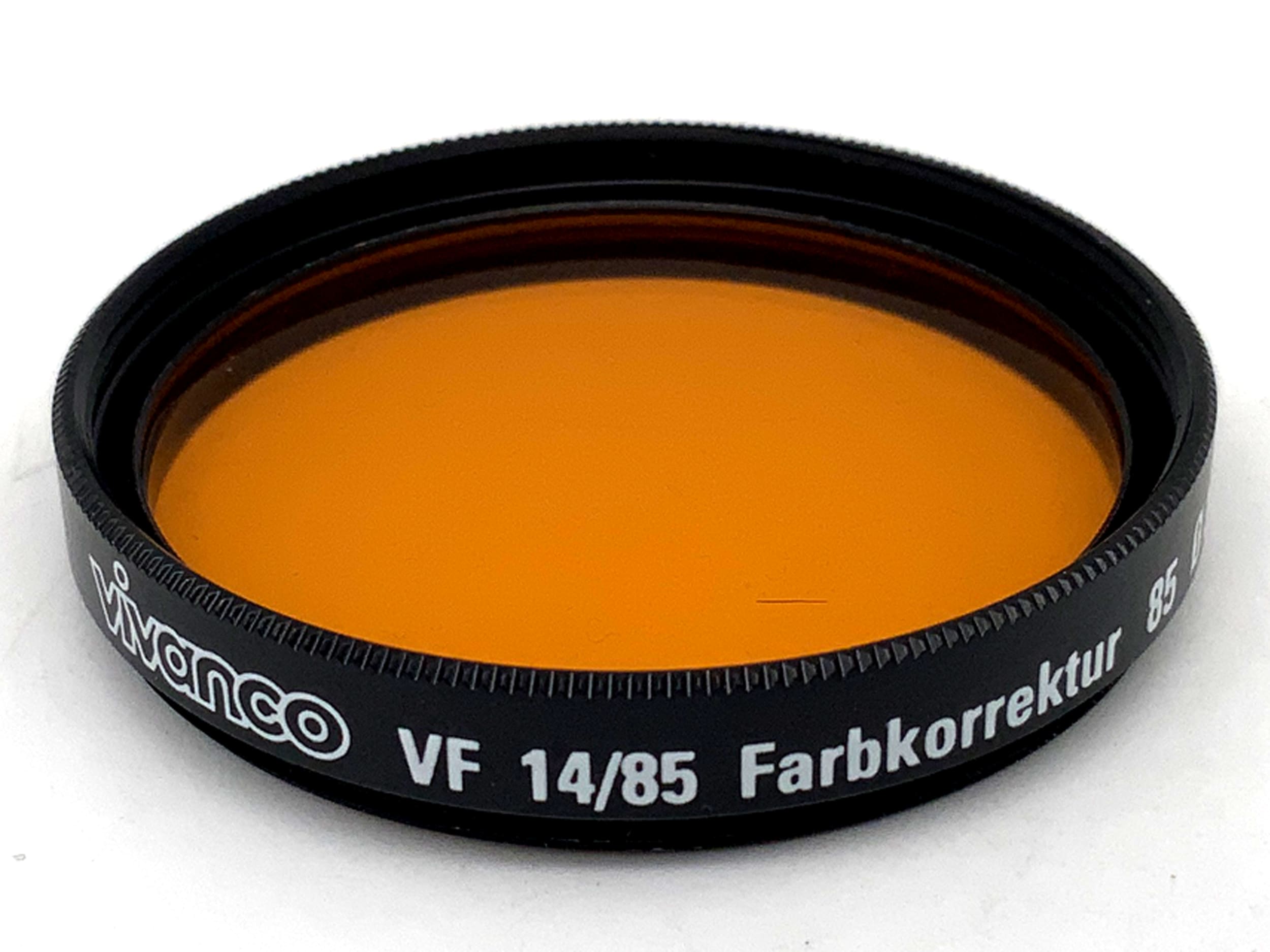 Vivanco color filter VF 14/85 color correction 85 filter 37mm circular