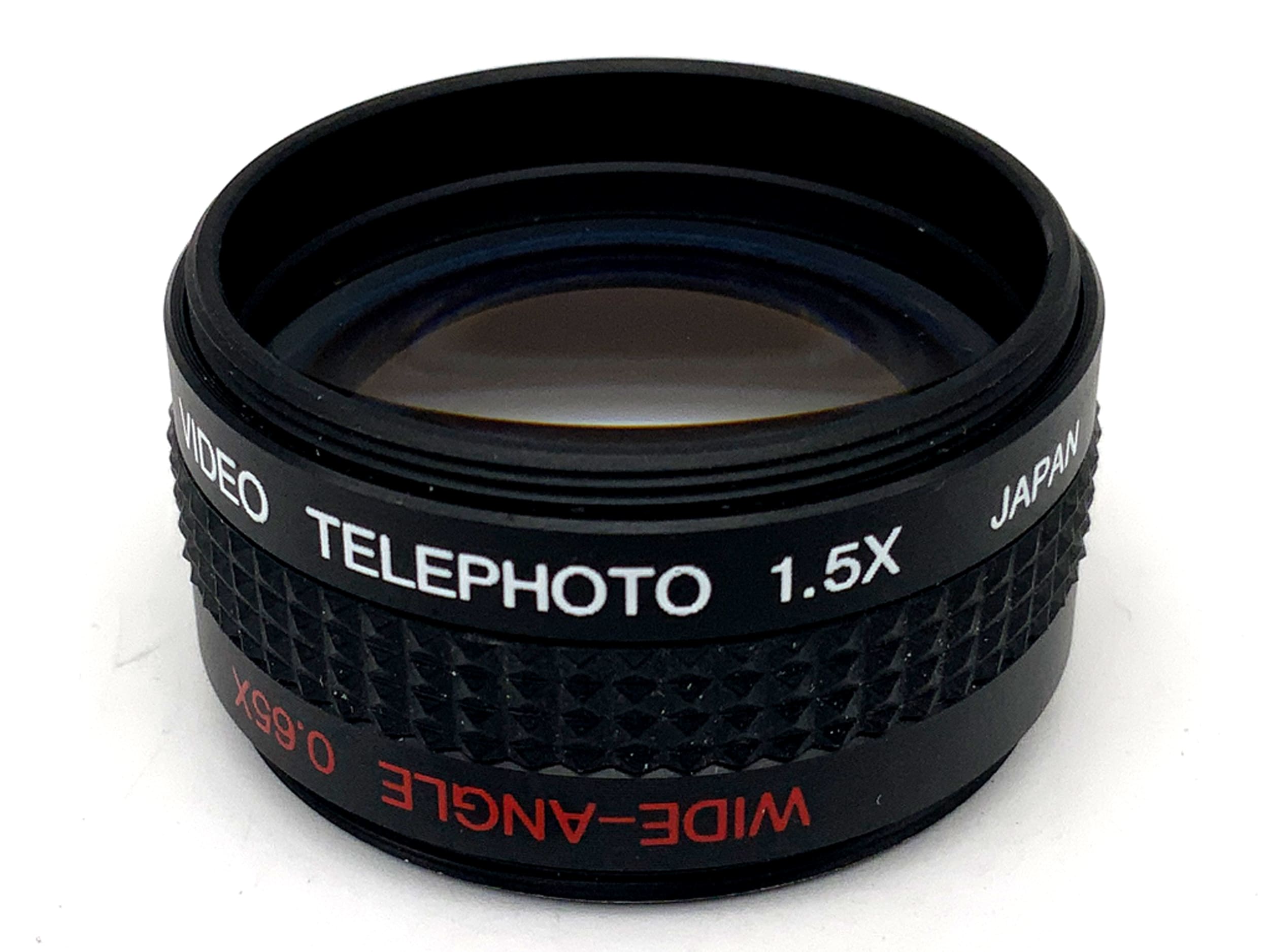 Adapter Converter Video Telephoto 1.5x + Wide-Angle 0.65x Filter 37mm