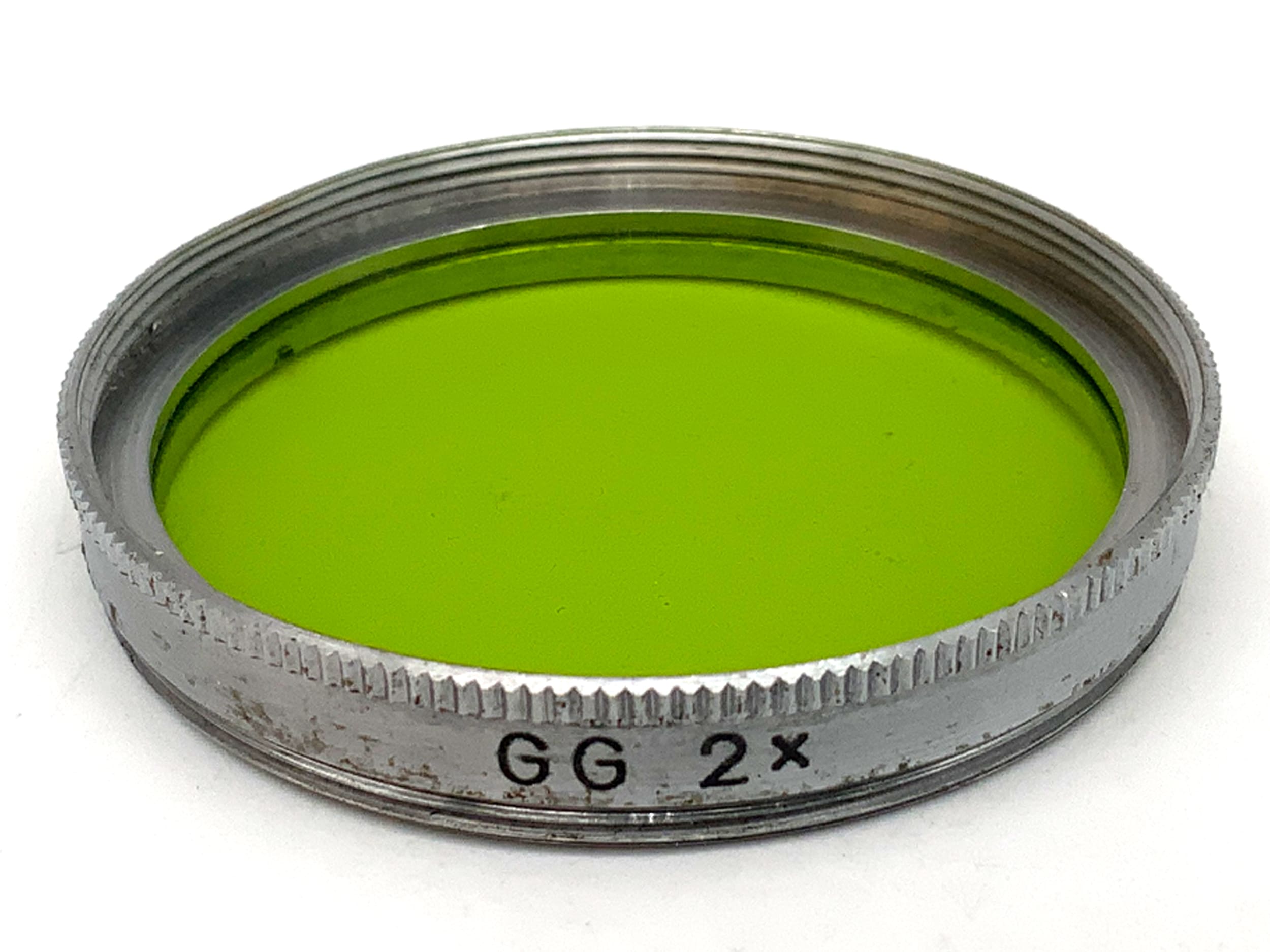 Carl Zeiss yellow-green color filter GG 2x filter 43mm circular
