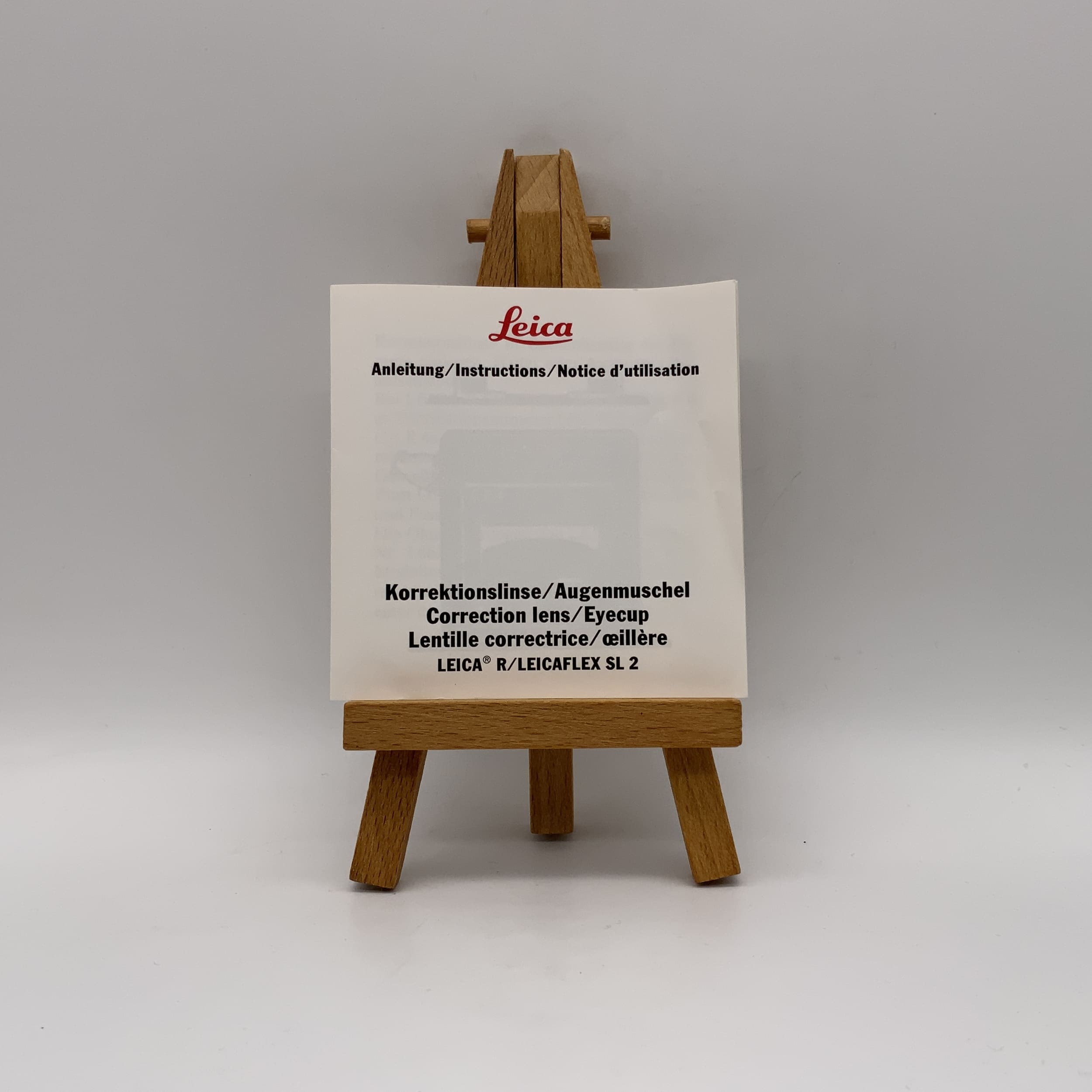 Leica Corrective Lens / Eyecup User Manual German