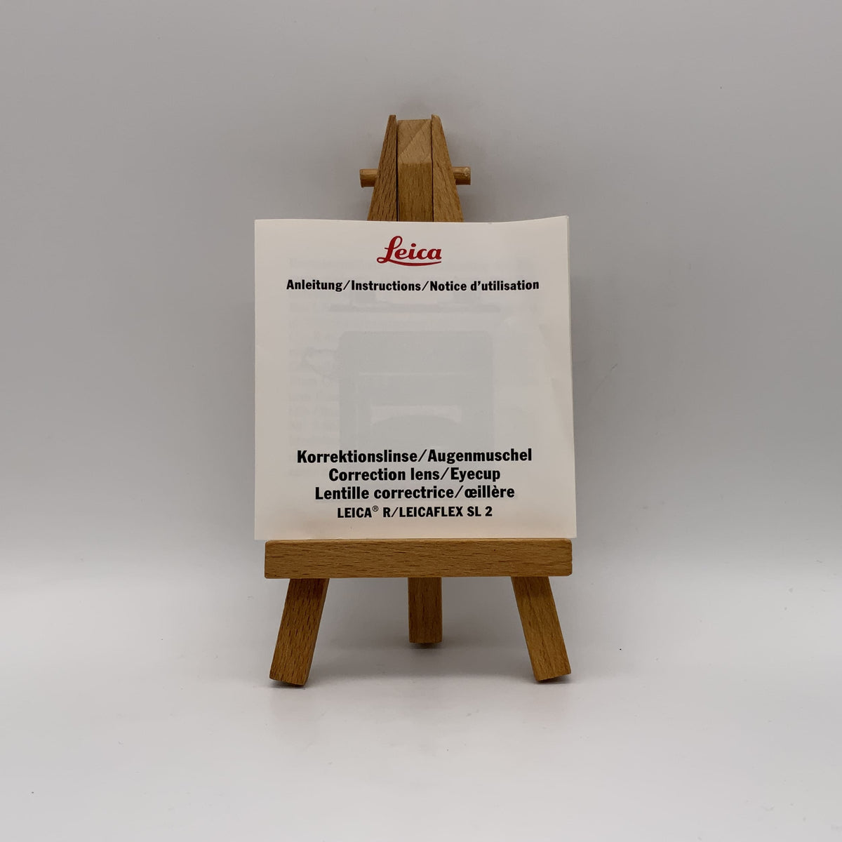 Leica Corrective Lens / Eyecup User Manual German