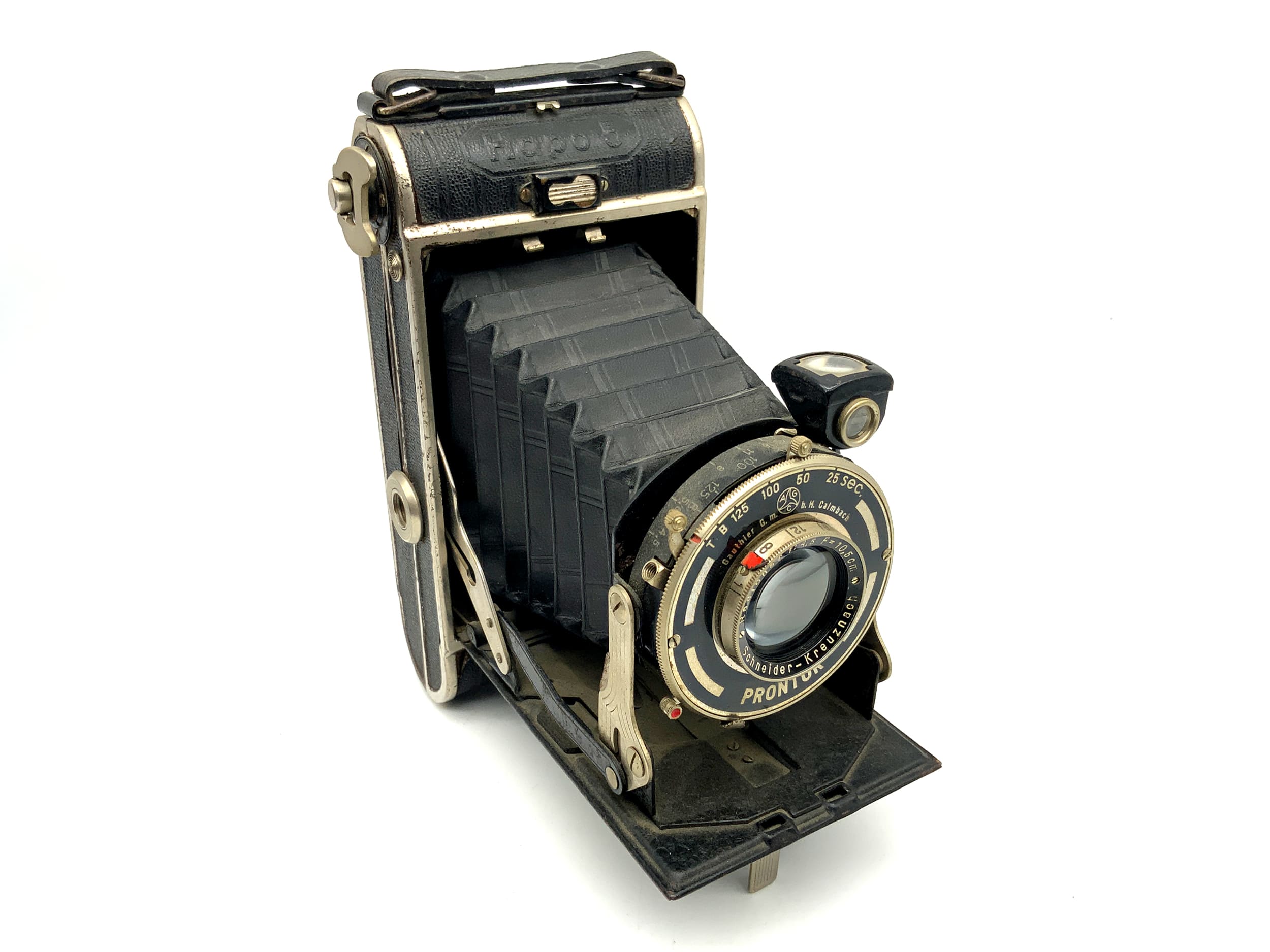 Balda Hapo 5 folding camera Schneider Kreuznach Radionar f:4.5 F=10.5cm Prontor