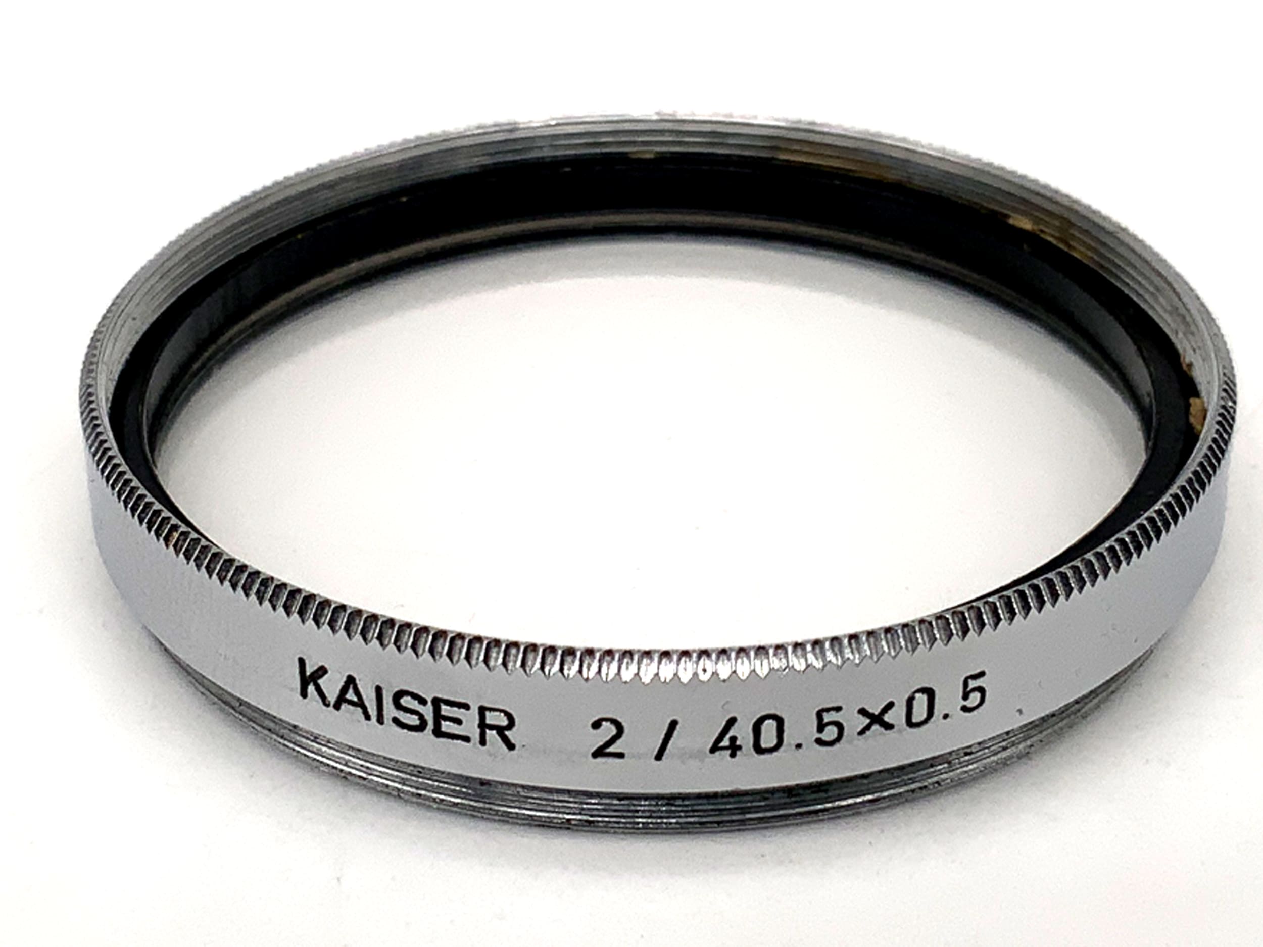 Kaiser close-up lens 2/40.5x0.5, 40.5mm circular filter thread