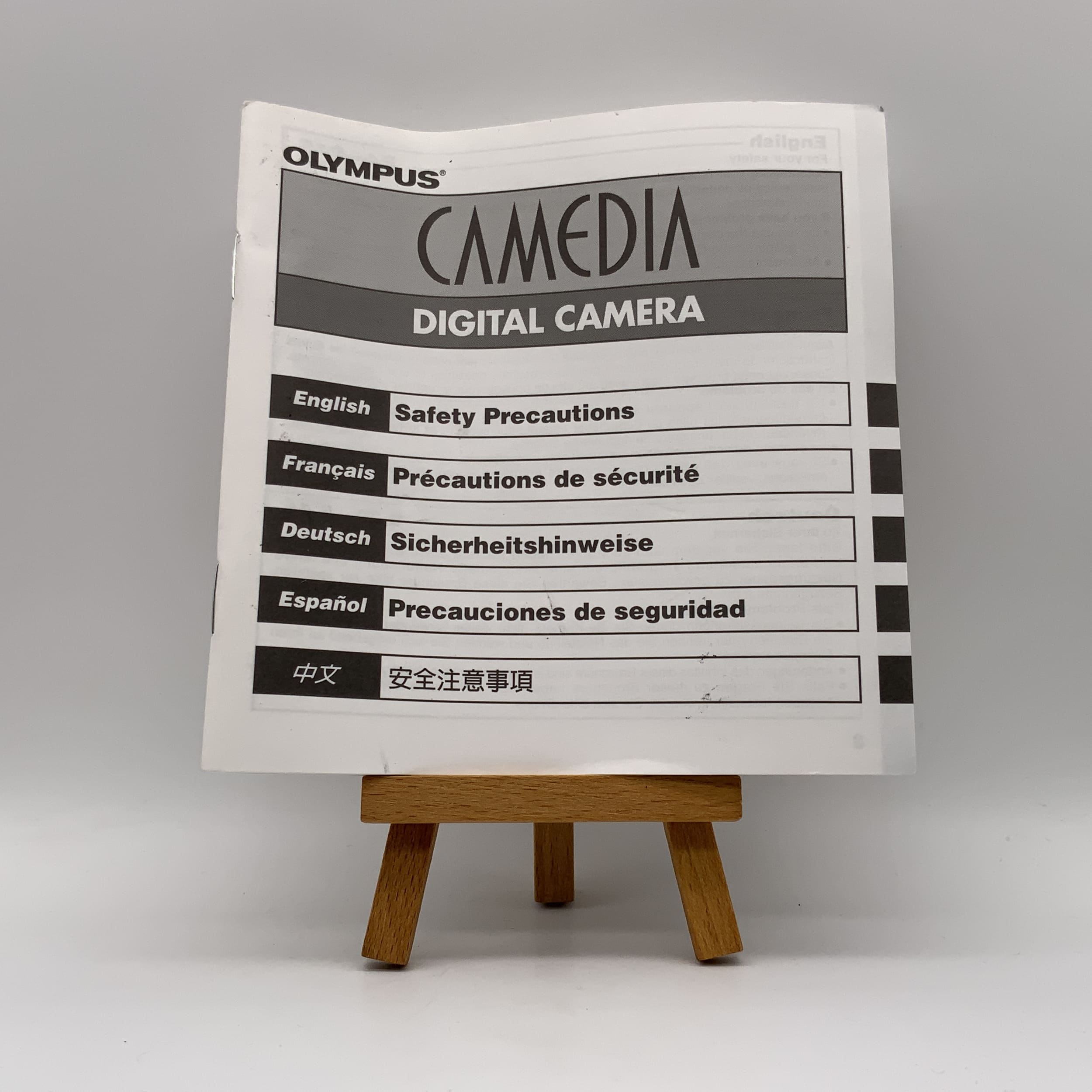 Olympus Camedia Digital Camera User Manual (German)