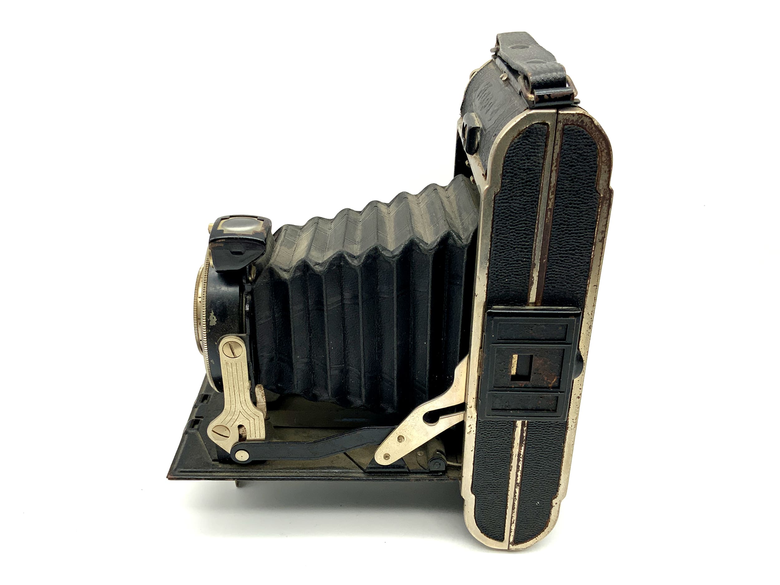 Balda Hapo 5 folding camera Schneider Kreuznach Radionar f:4.5 F=10.5cm Prontor