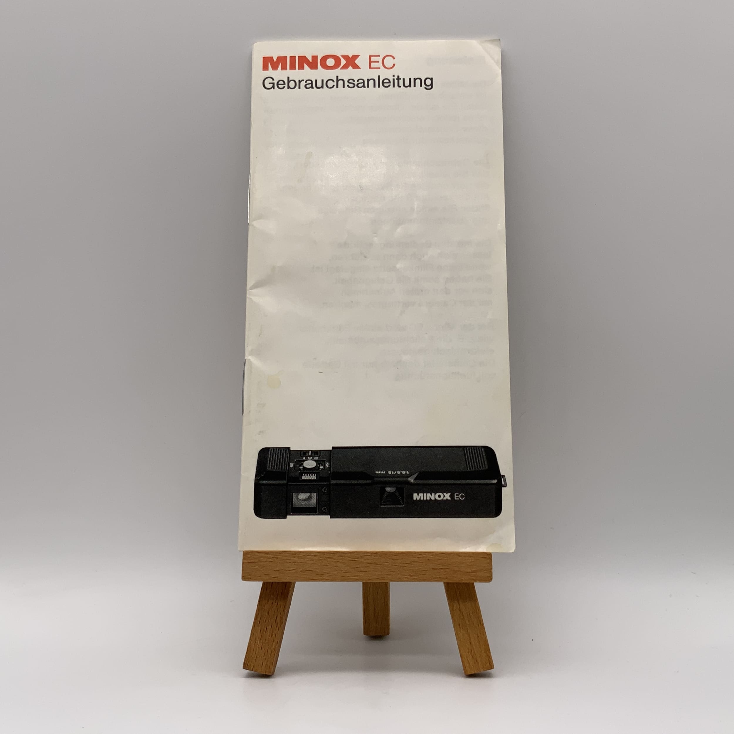 Minox EC User Manual German Instructions for Use
