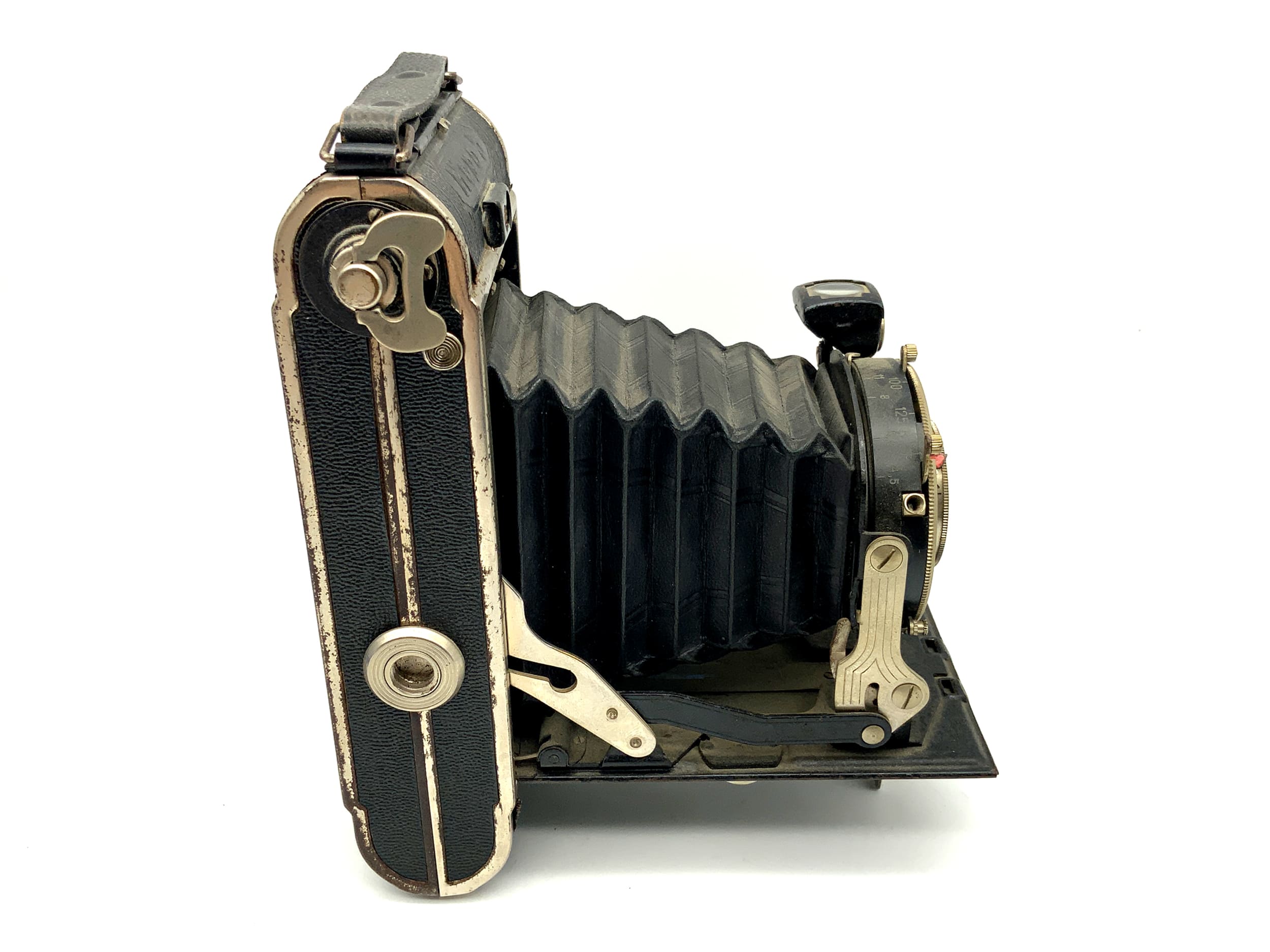 Balda Hapo 5 folding camera Schneider Kreuznach Radionar f:4.5 F=10.5cm Prontor