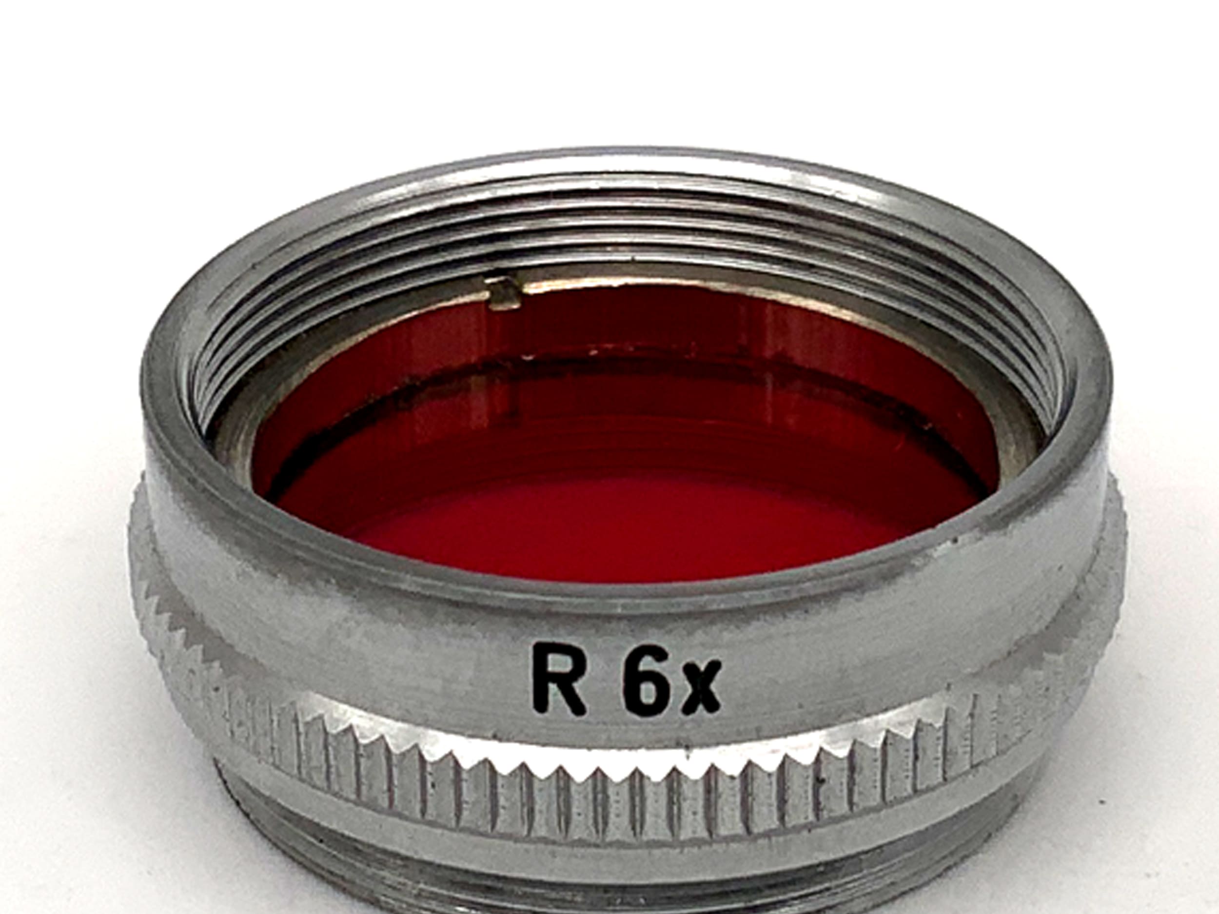 Red color filter R 6x filter 20mm circular filter thread