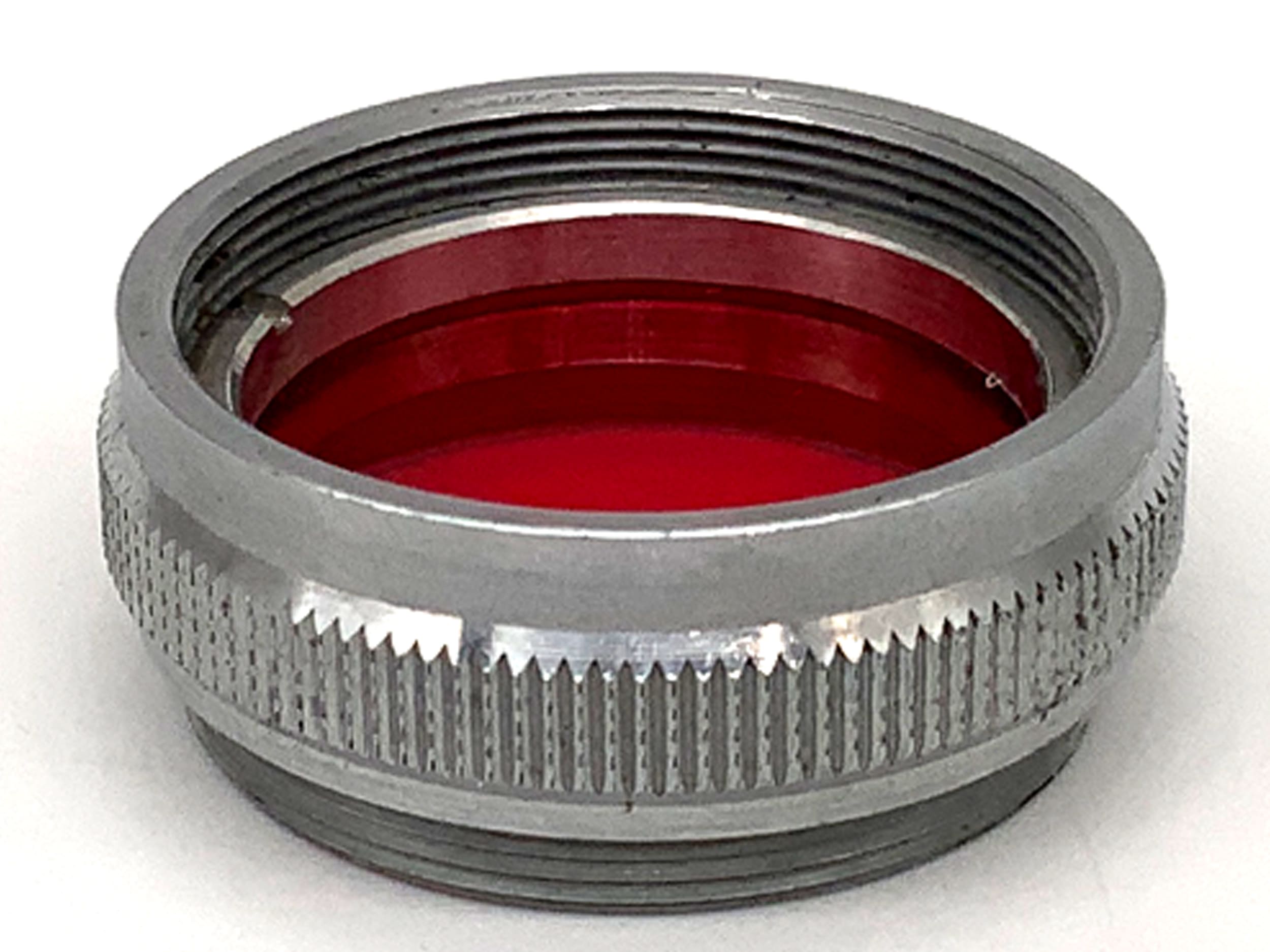 Red color filter, 20mm circular filter thread