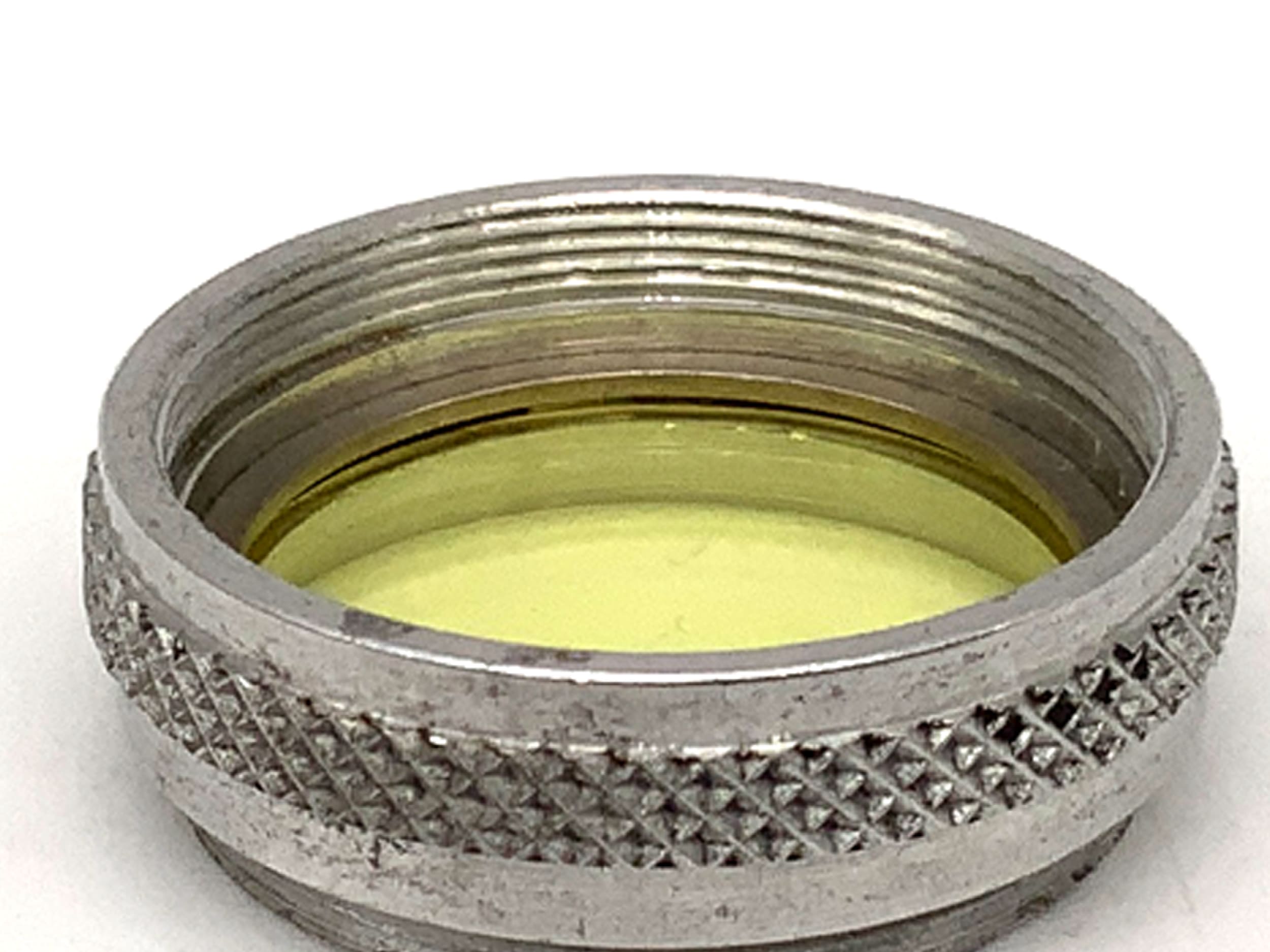 Yellow-green color filter, 20mm circular filter thread