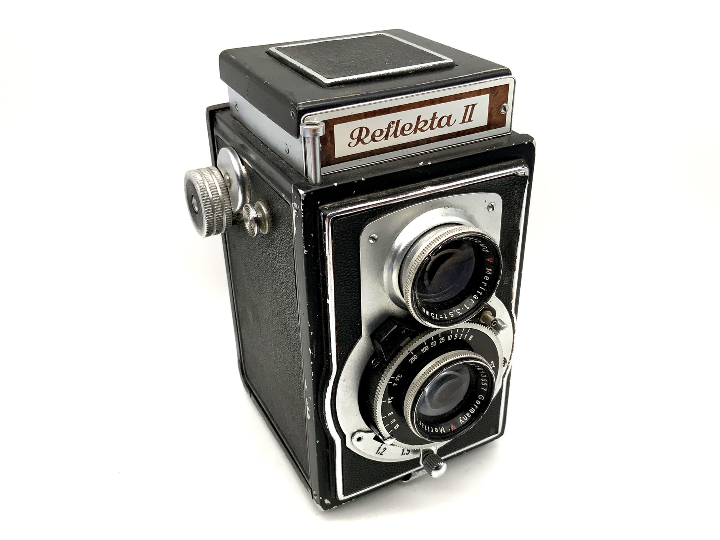 Welta Reflexiona II TLR with E. Ludwig Meritar 1:3.5 f=75mm Vebur twin-lens