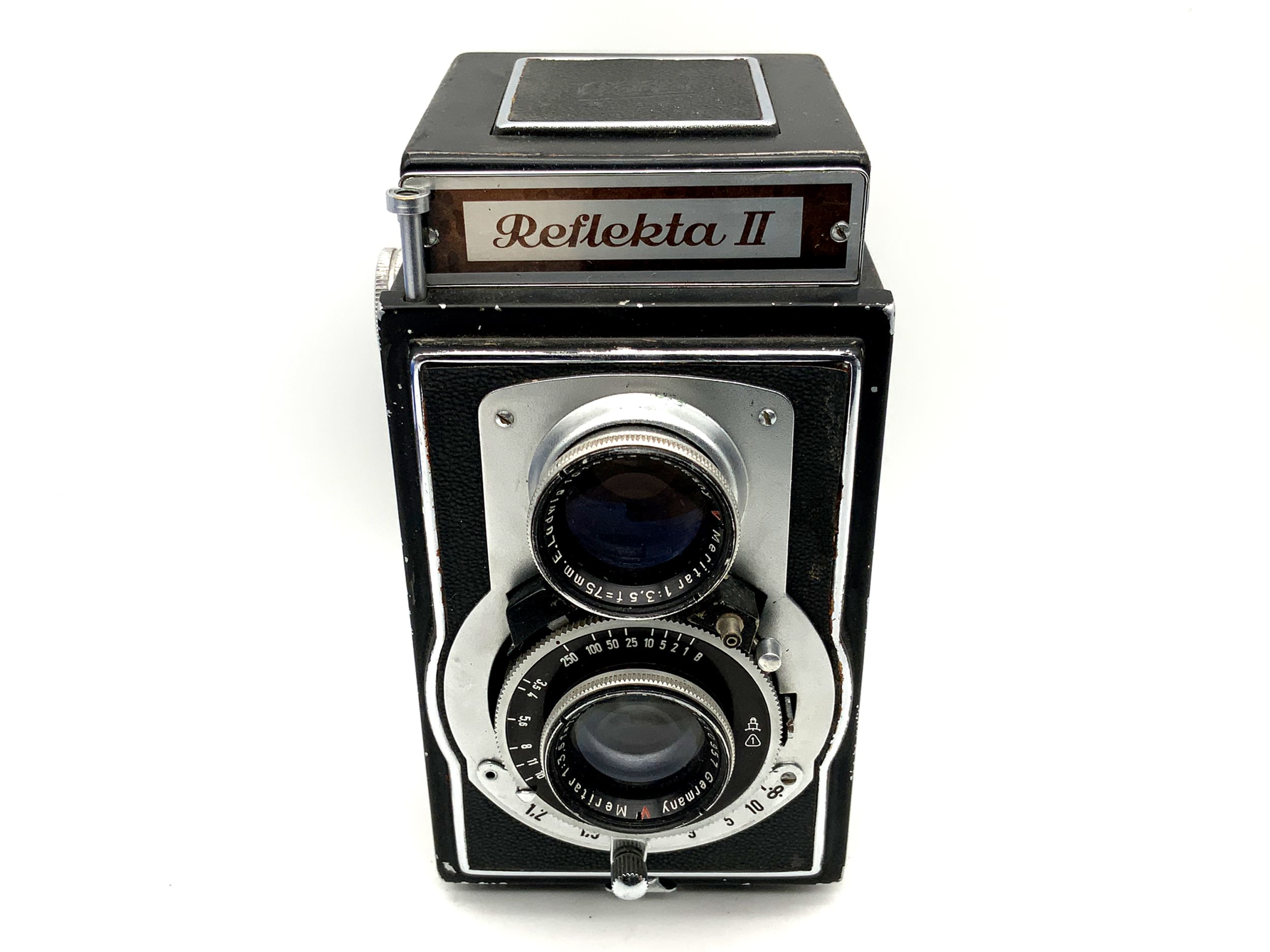 Welta Reflexiona II TLR with E. Ludwig Meritar 1:3.5 f=75mm Vebur twin-lens