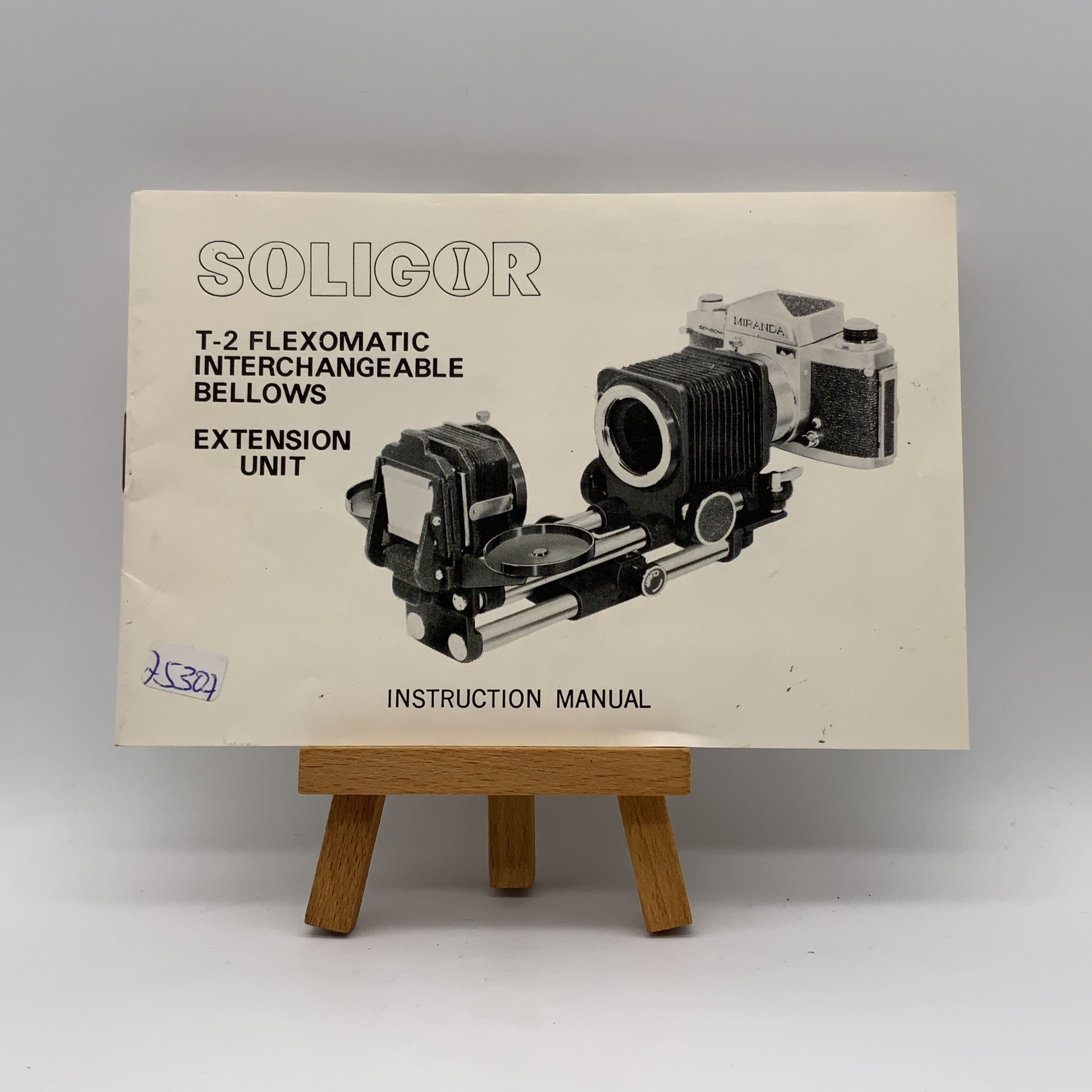 Soligor T-2 Flexomatic Interchangeable Bellows User Manual (English)