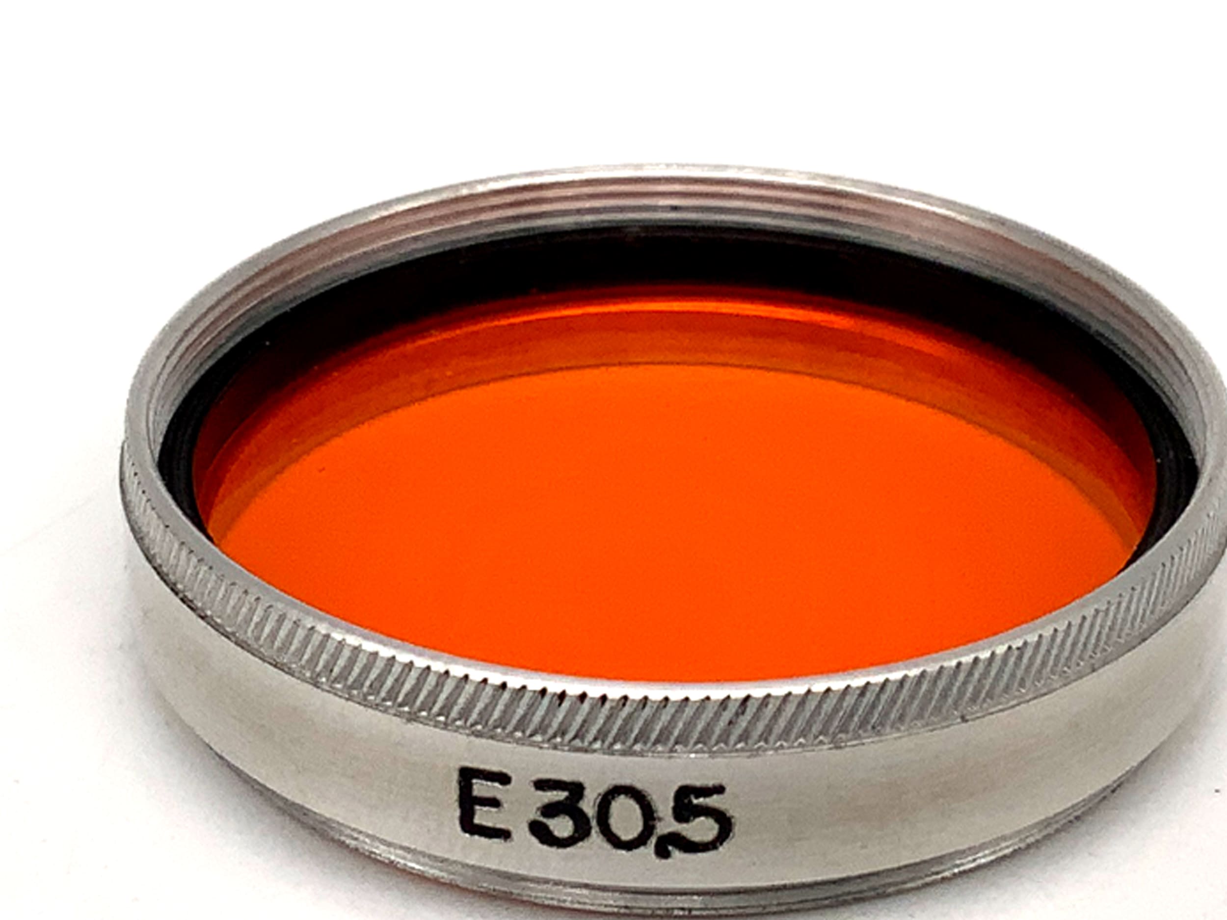 Arnz Jena orange color filter E30.5, 30.5mm circular filter thread