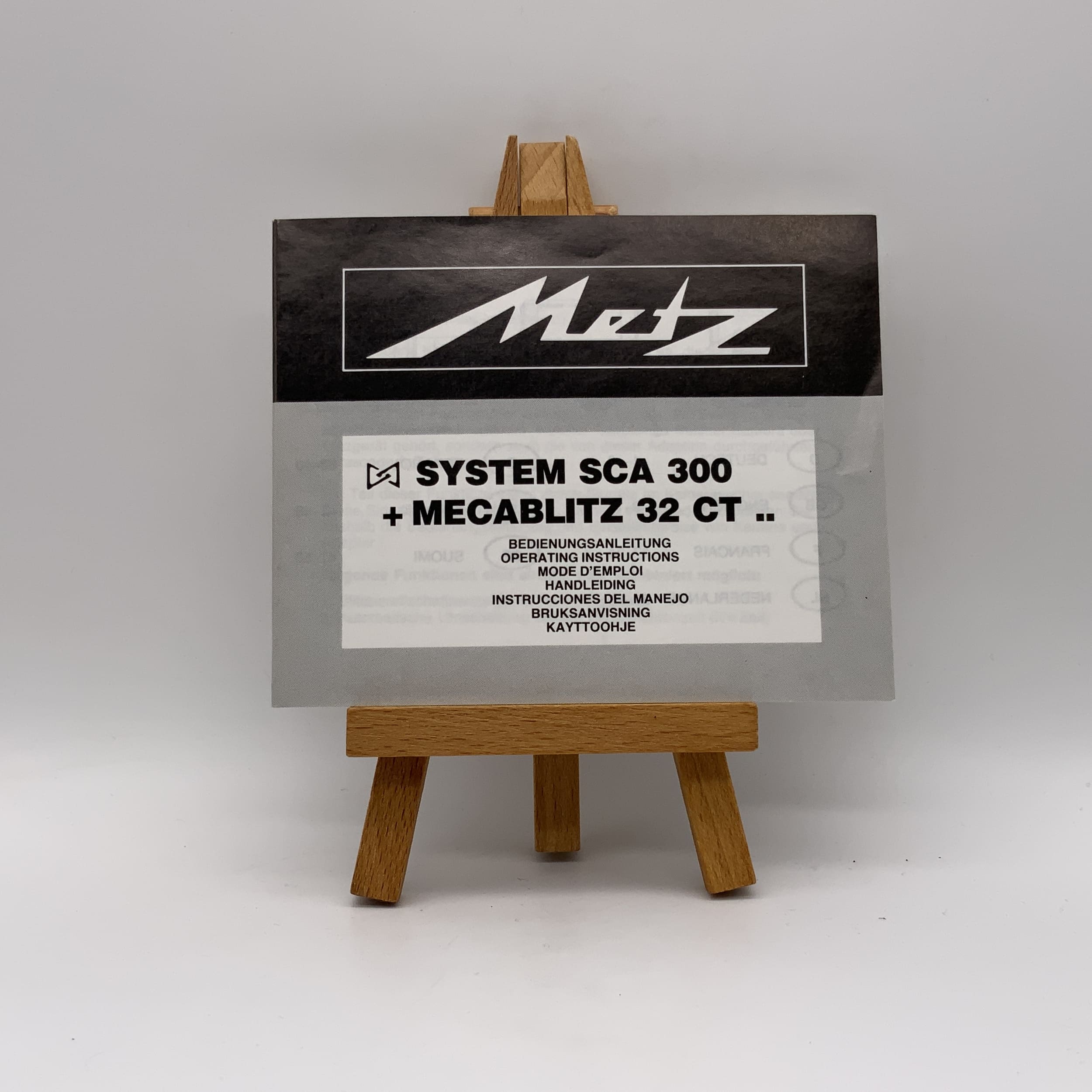 Metz System SCA 300 + Mecablitz 32 CT Operating Instructions German