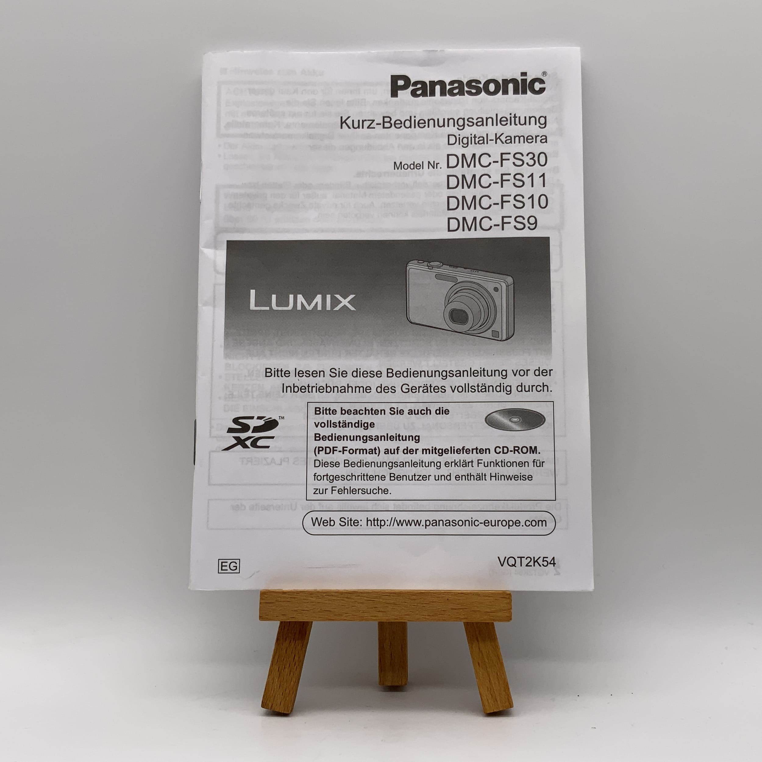 Panasonic Lumix DMC-FS30 Quick Start Guide User Manual German
