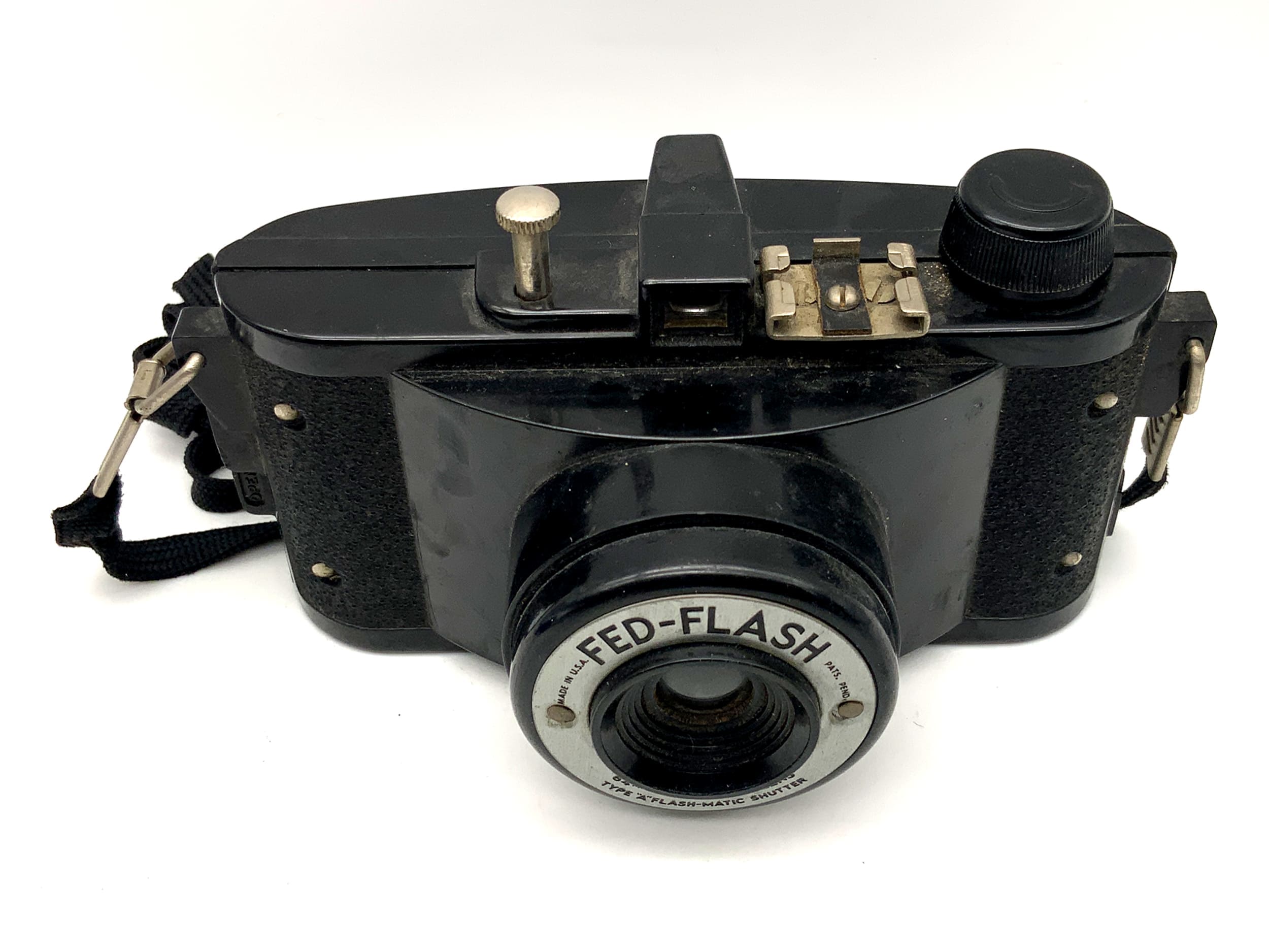 Federal MFG FED-Flash Box Camera with 64mm Analog Camera