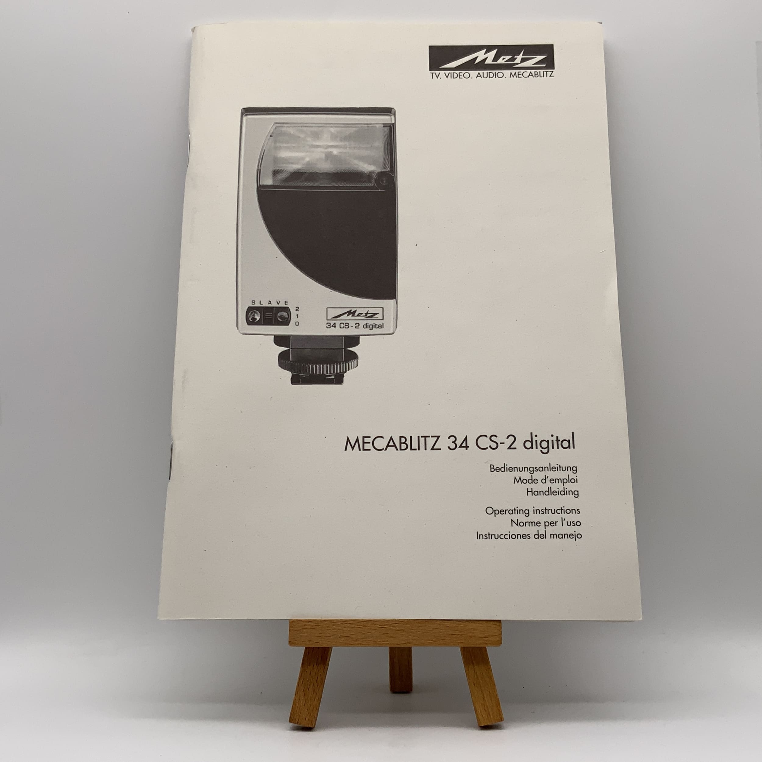 Metz Mecablitz 34 CS-2 digital operating instructions German user manual