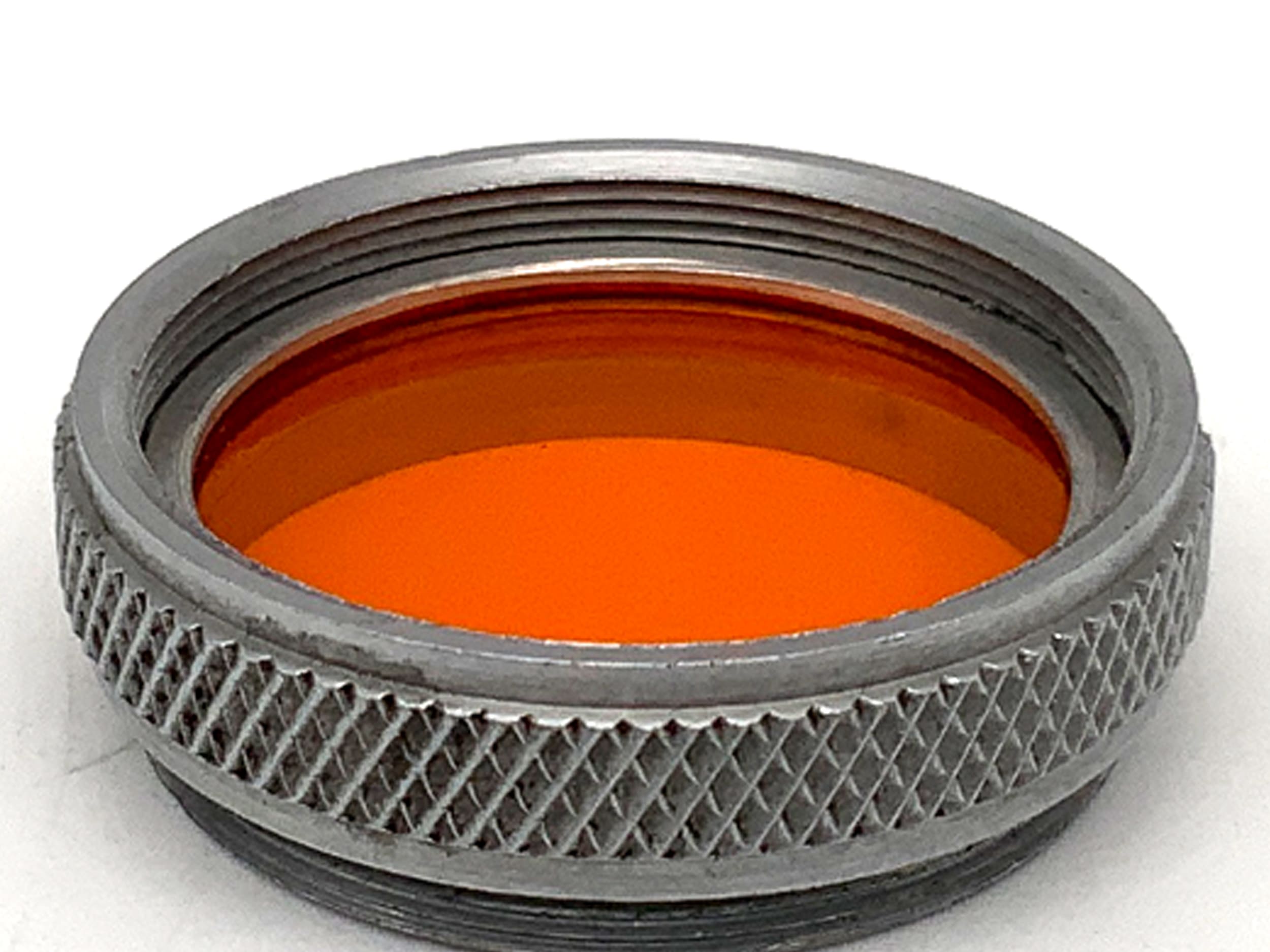 Orange color filter, 22mm circular filter thread