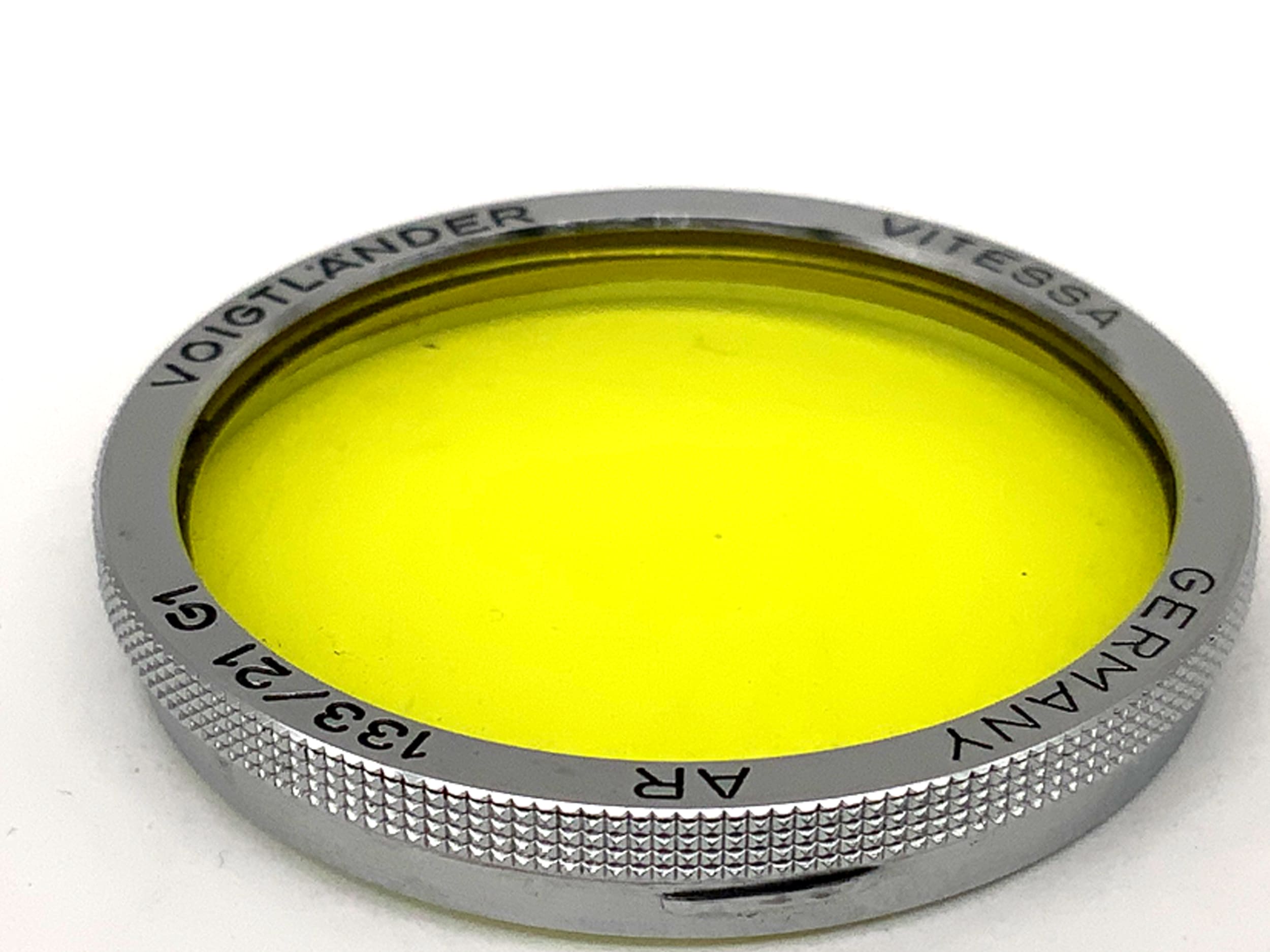 Voigtländer color filter AR 133/21 G1 yellow/yellow filter Vitessa circular