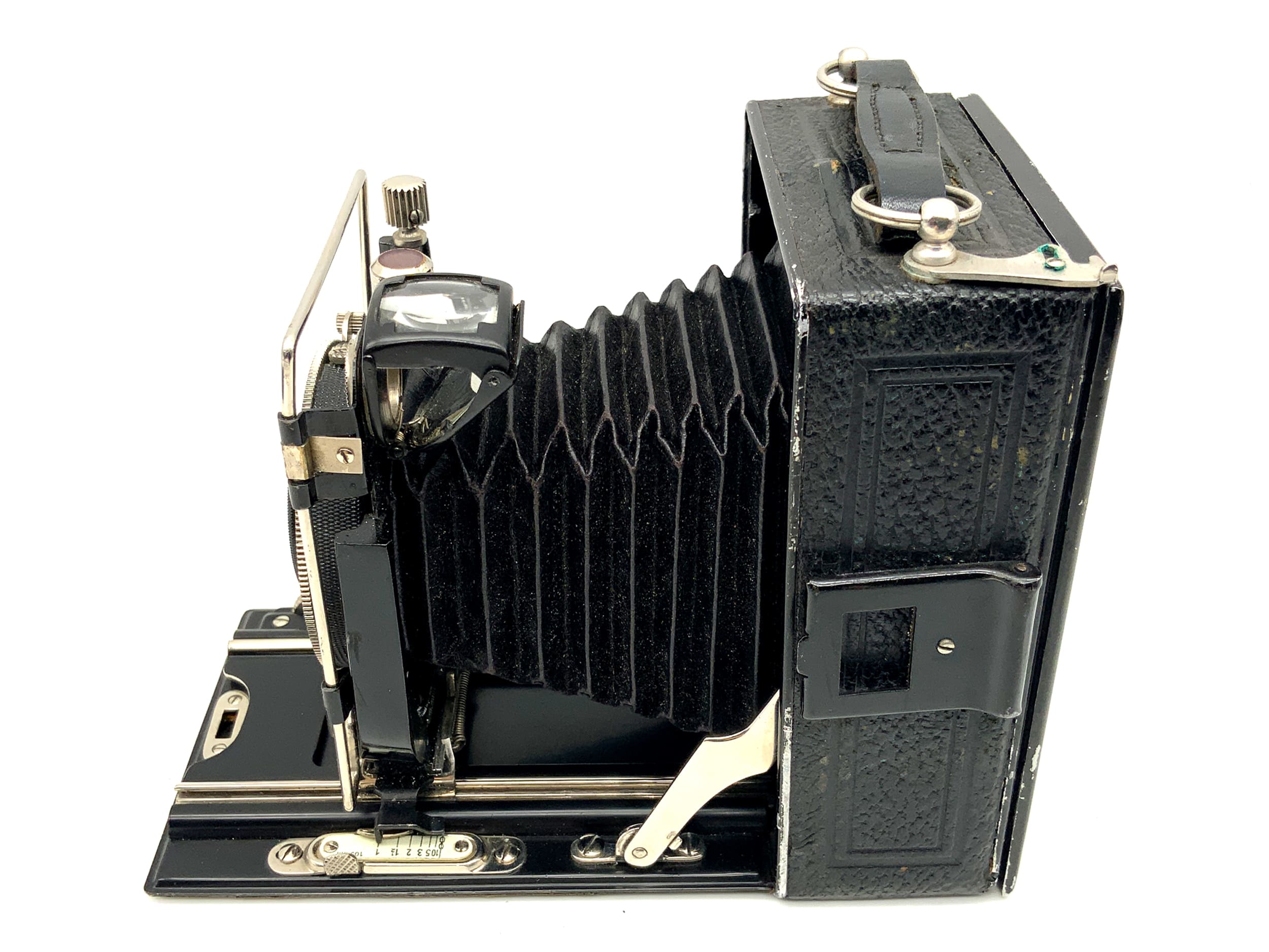 Welta plate camera with Steinheil double anastigmat Unofocal 1:4.5 f=10.5cm