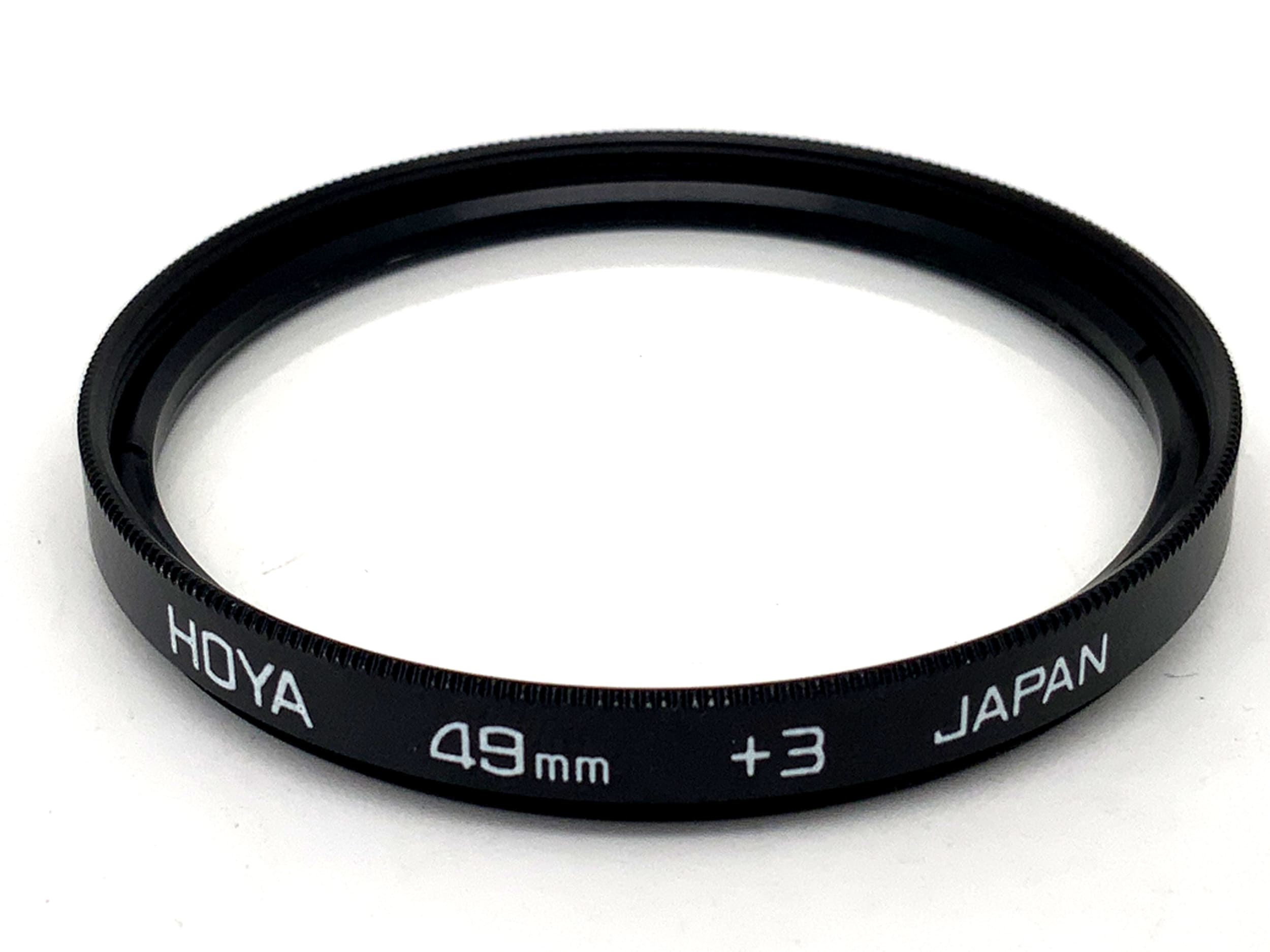 Hoya Close-Up Lens +3 Filter 49mm Circular Filter Thread