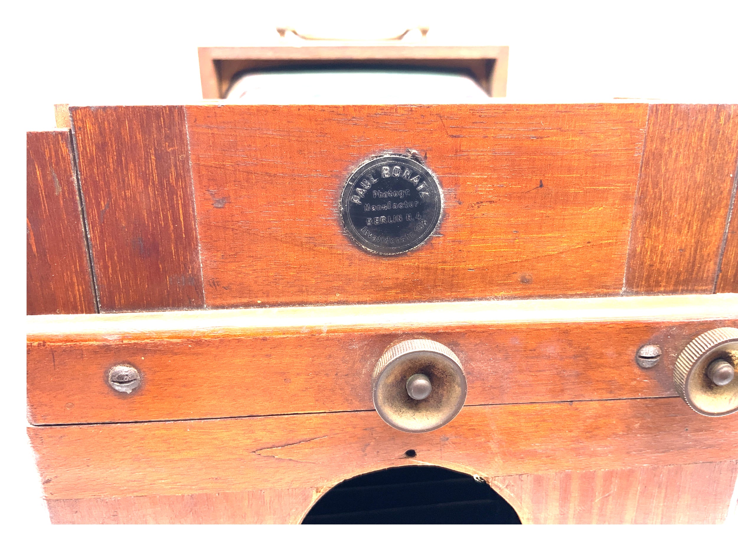 Paul Bonatz plate camera wooden camera analogue camera
