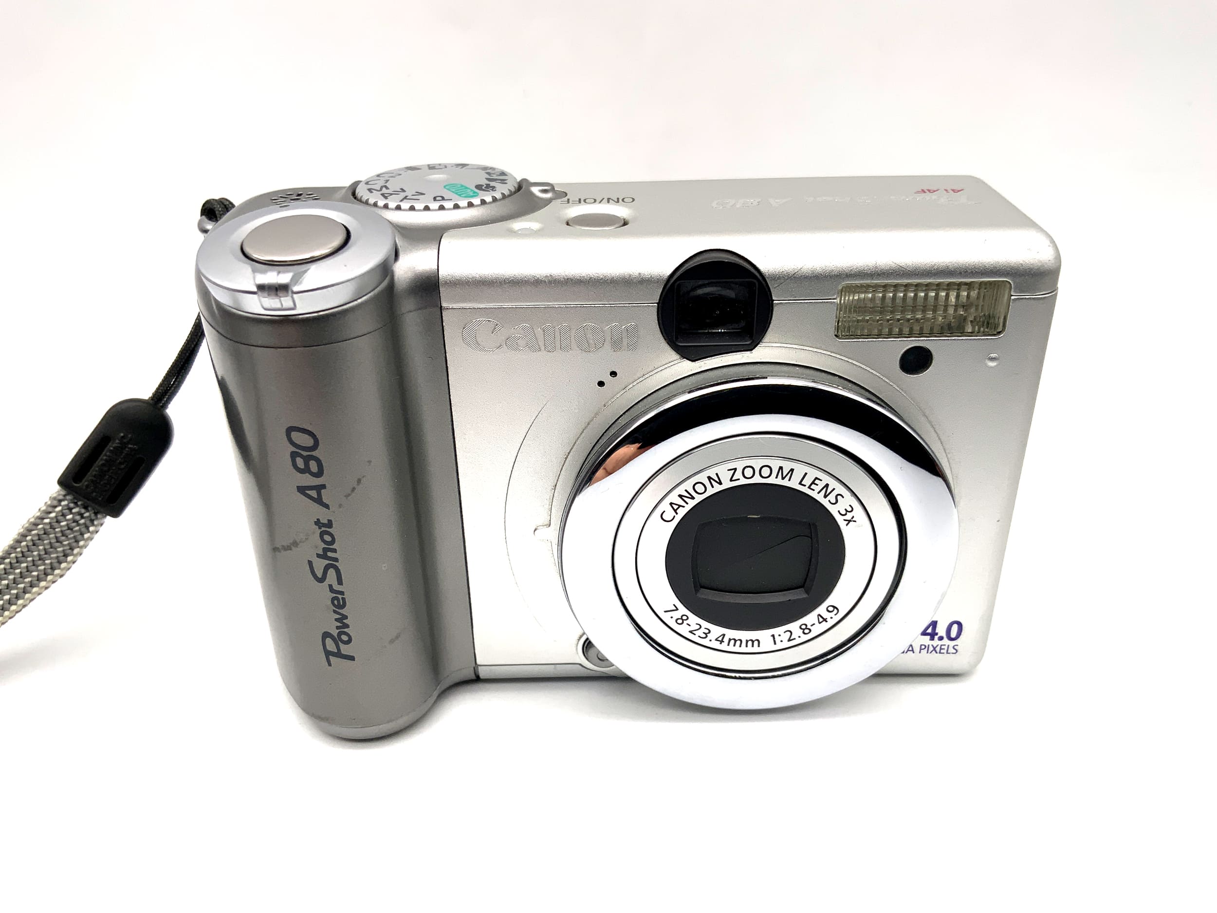 Canon PowerShot A80 Digital Compact Camera with 7.8-23.4mm 1:2.8-4.9 4MP