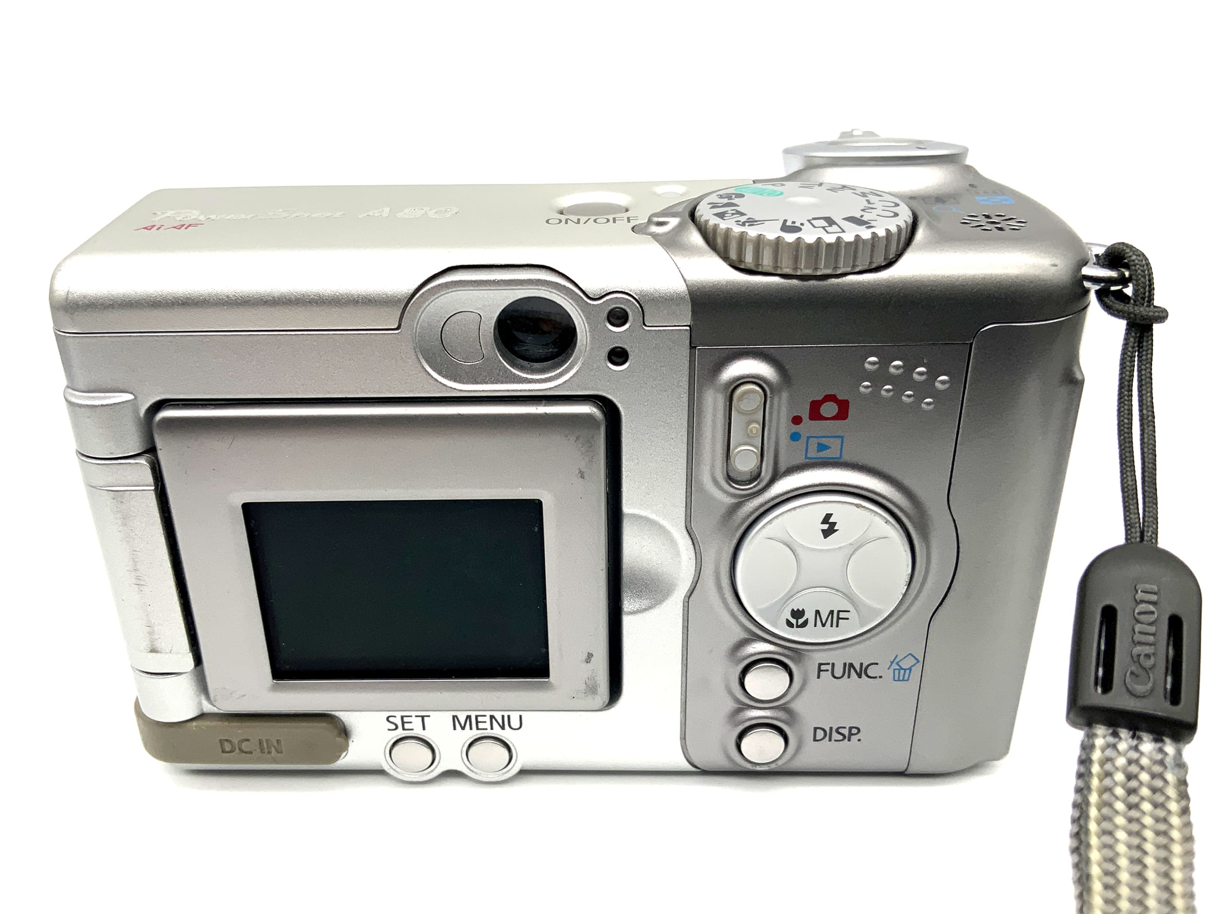 Canon PowerShot A80 Digital Compact Camera with 7.8-23.4mm 1:2.8-4.9 4MP