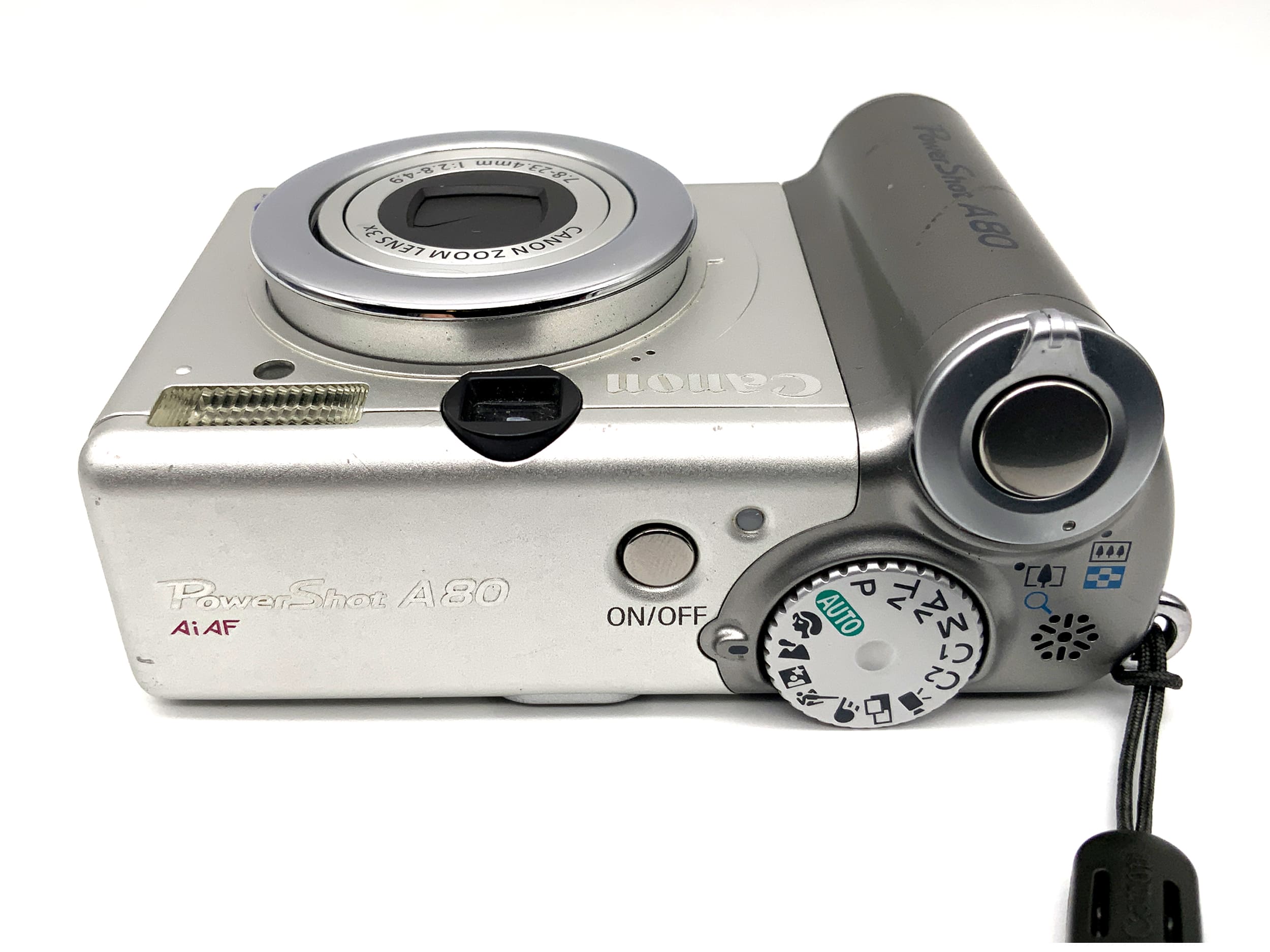 Canon PowerShot A80 Digital Compact Camera with 7.8-23.4mm 1:2.8-4.9 4MP