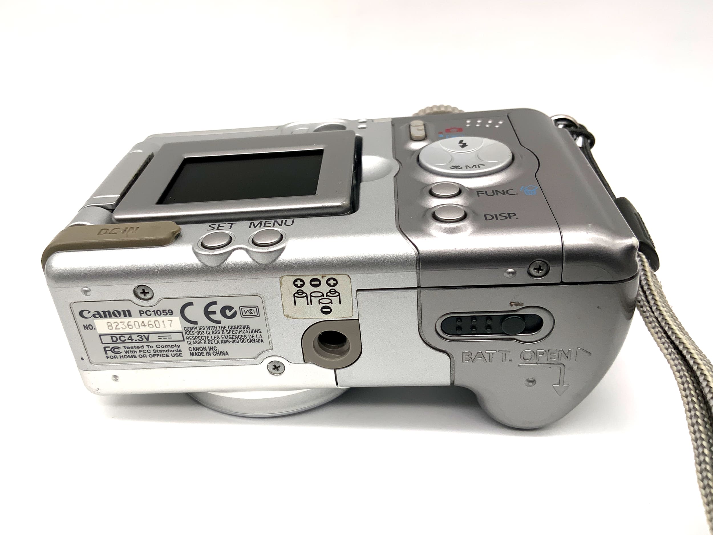 Canon PowerShot A80 Digital Compact Camera with 7.8-23.4mm 1:2.8-4.9 4MP