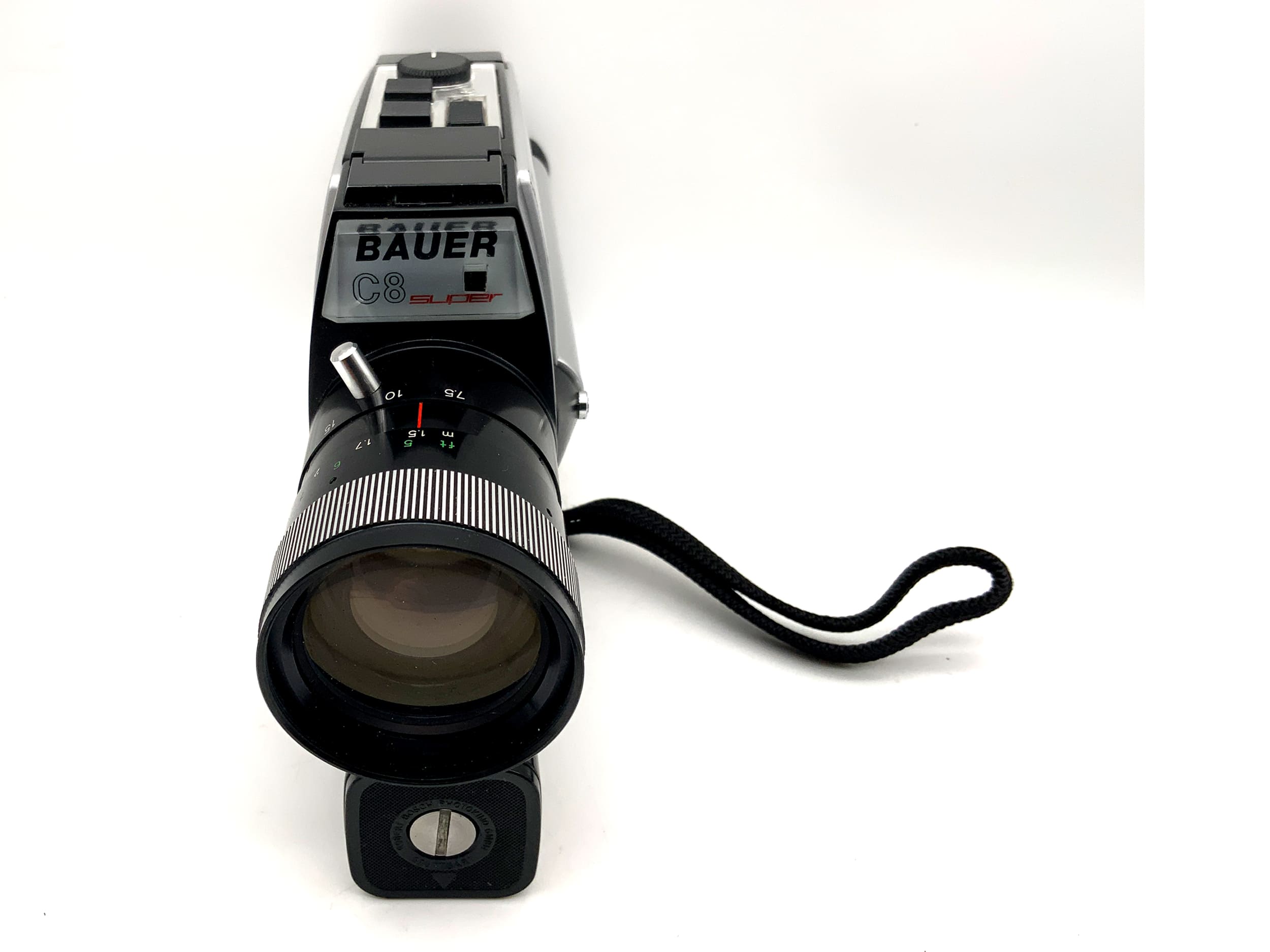 Bauer C8 Super film camera with Neovaron 1:1.8 7.5-60mm Super 8