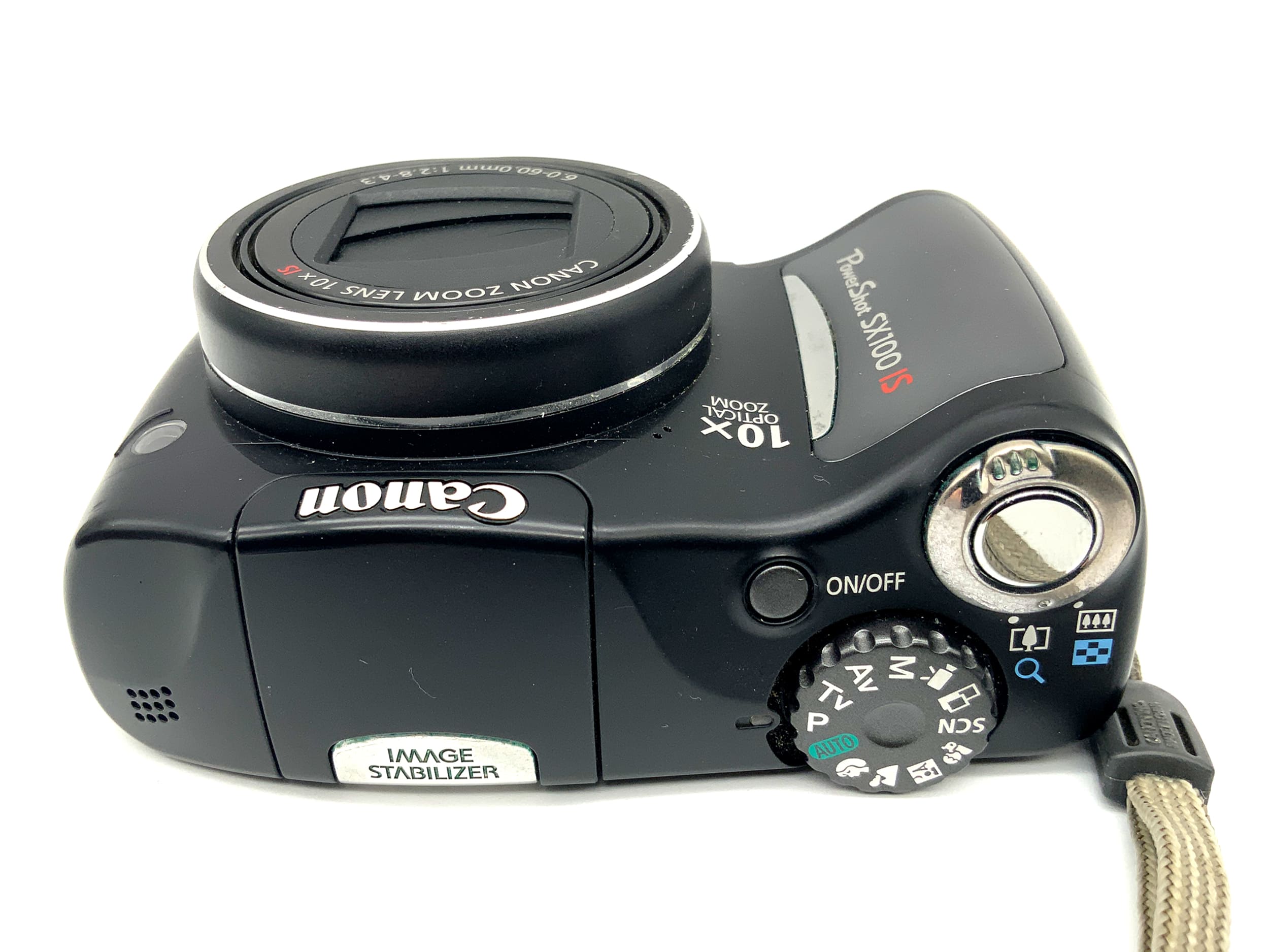 Canon PowerShot SX100 IS Digital Compact Camera with 6-60mm 1:2.8-4.3 8MP