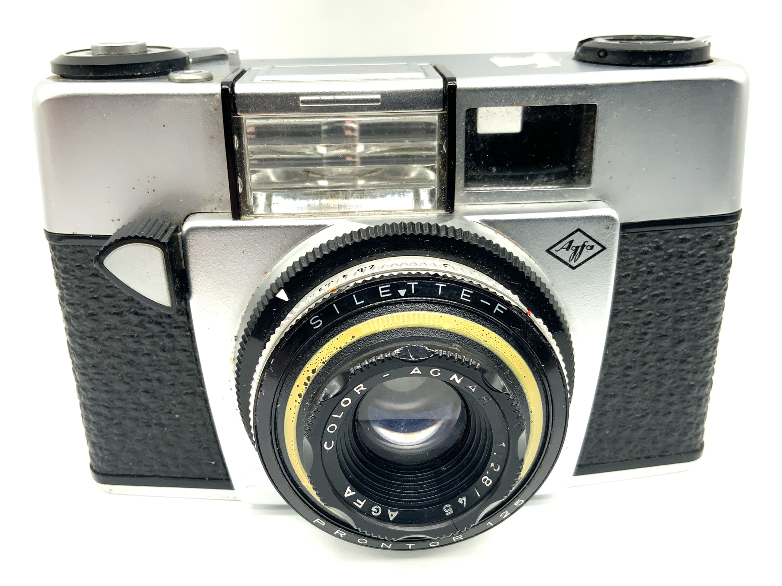 Agfa Silette-F Sucherkamera mit Color-Agnar 1:2.8/45 Kompaktkamera Analogkamera