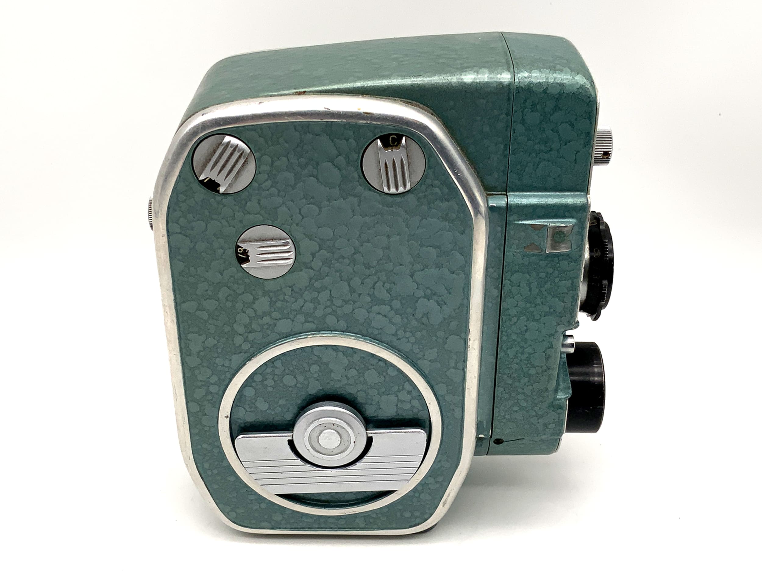Bauer 88 E film camera with Rodenstock Ronar 1:1.9 f=12.5mm double 8mm lens