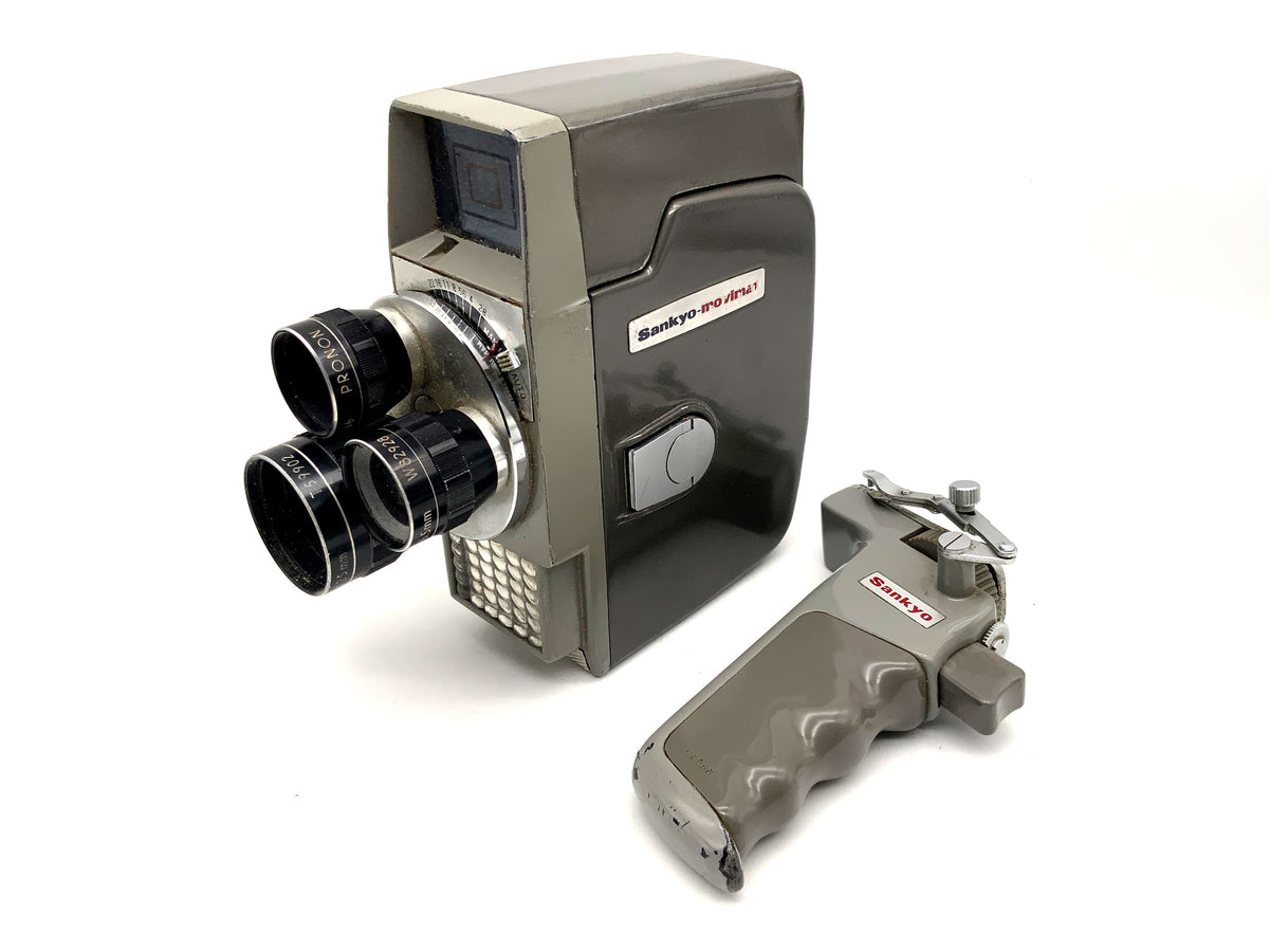 Sankyo Movimat film camera with Pronon 6.5mm 13mm 25mm Super 8