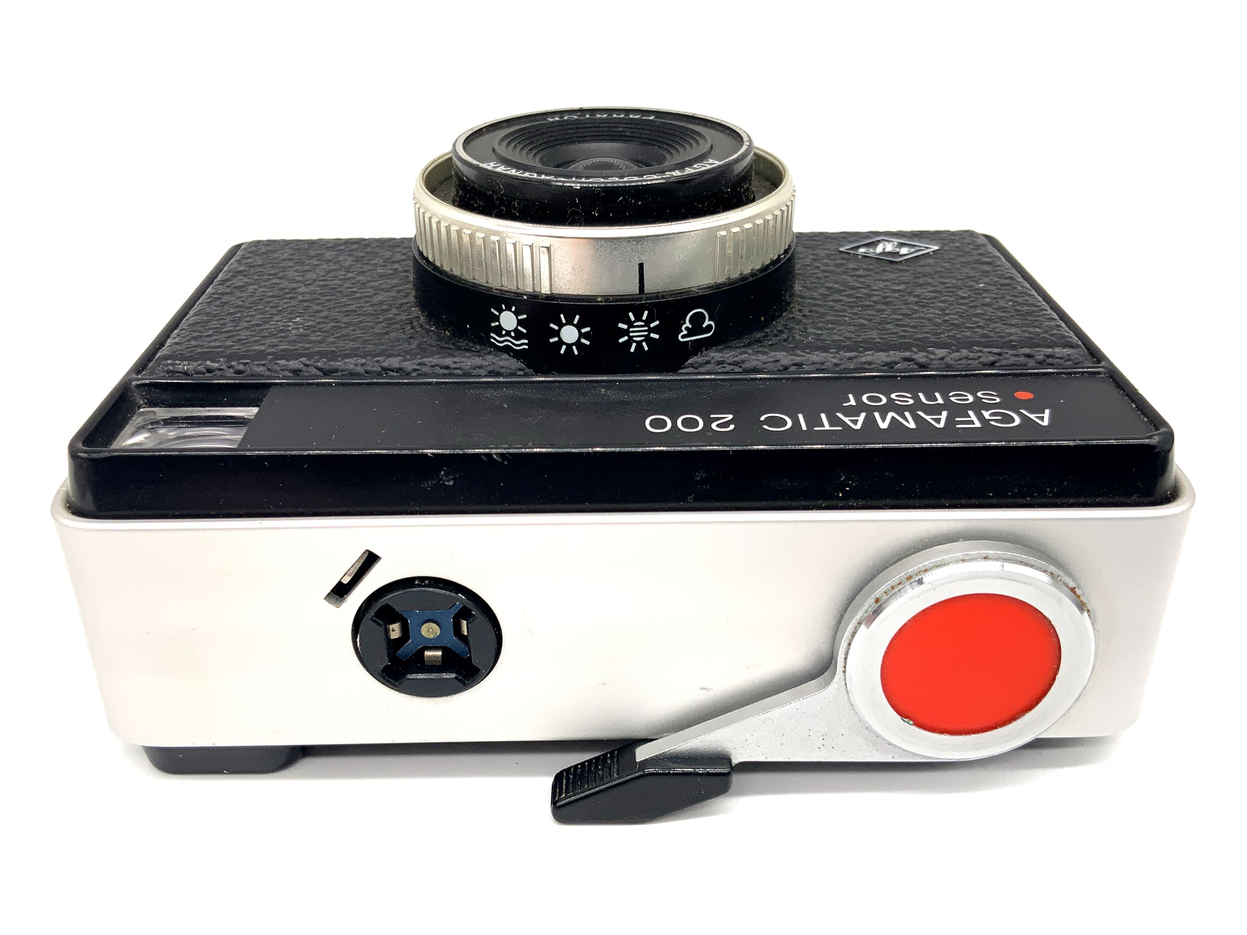 Agfa Agfamatic 200 Sensor Sucherkamera mit Color-Agnar Analogkamera