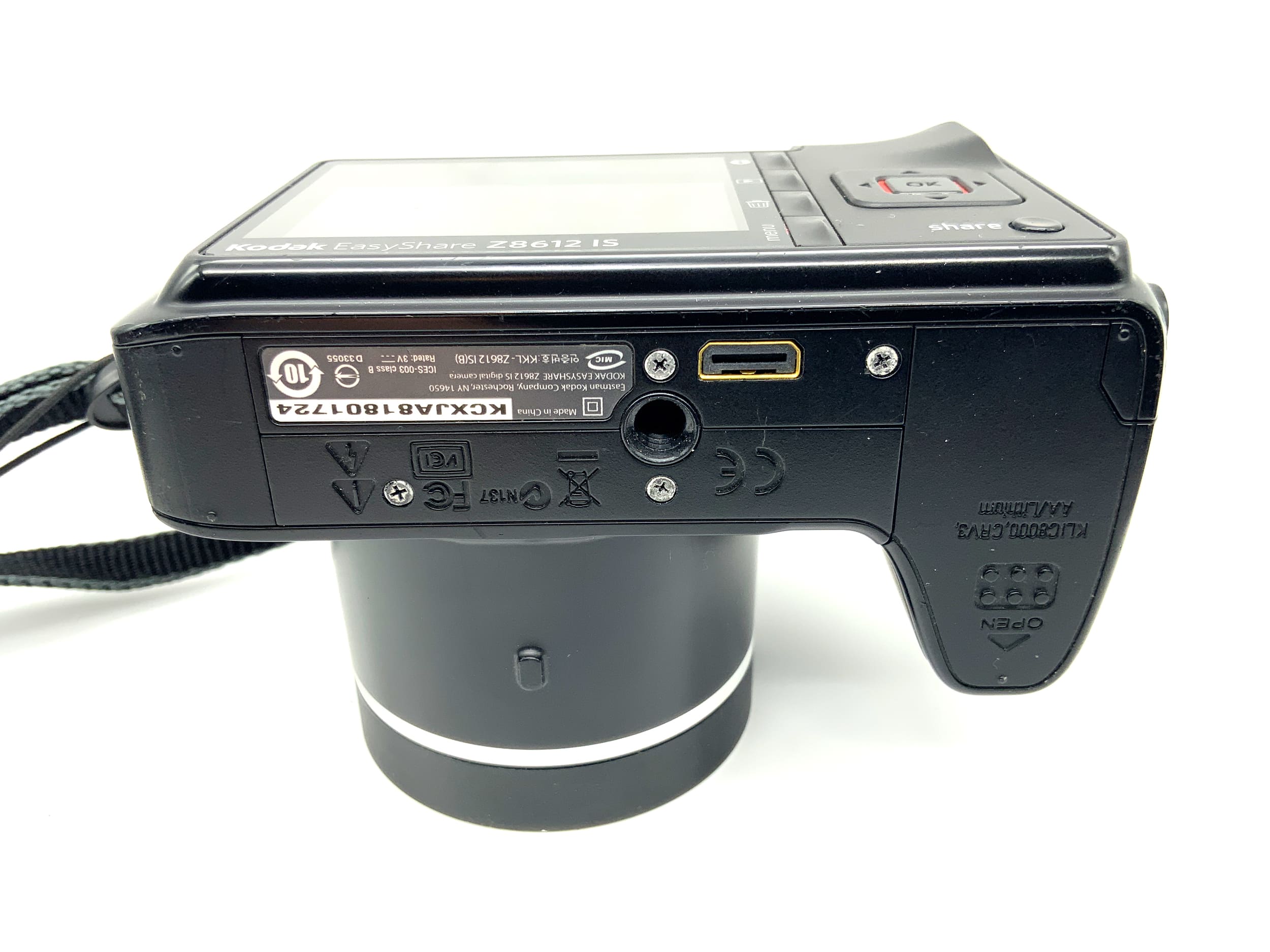 Kodak EasyShare Z8612 IS digital camera with Schneider Kreuznach Variogon 8.1MP
