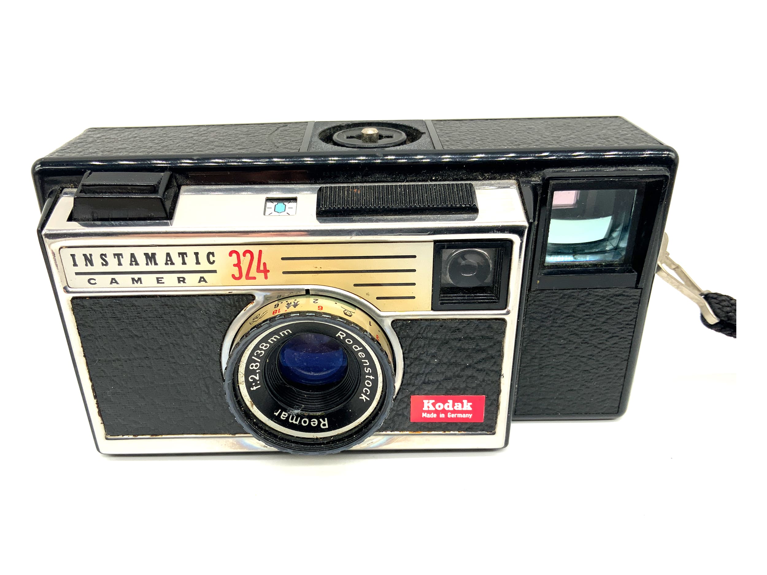 Kodak Instamatic 324 Sucherkamera mit Rodenstock Reomar 12.8/38mm Analogkamera