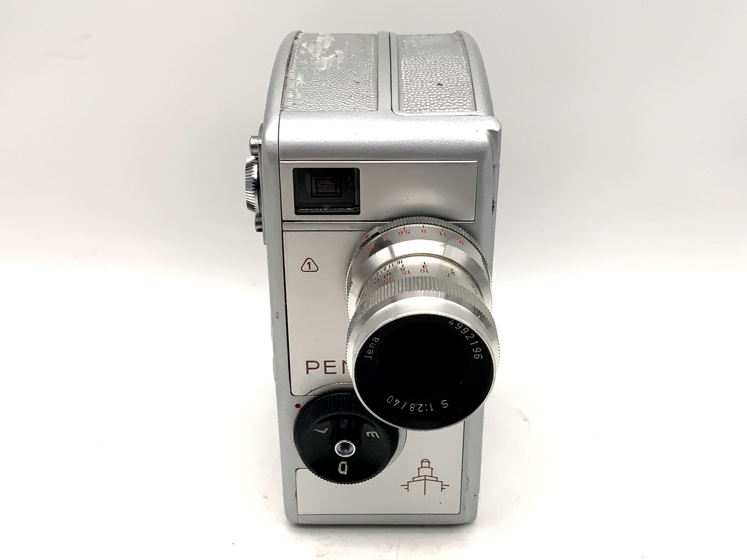 Pentacon Pentaka 8B movie camera with Carl Zeiss Sonnar 1:2.8/40mm double 8mm lens