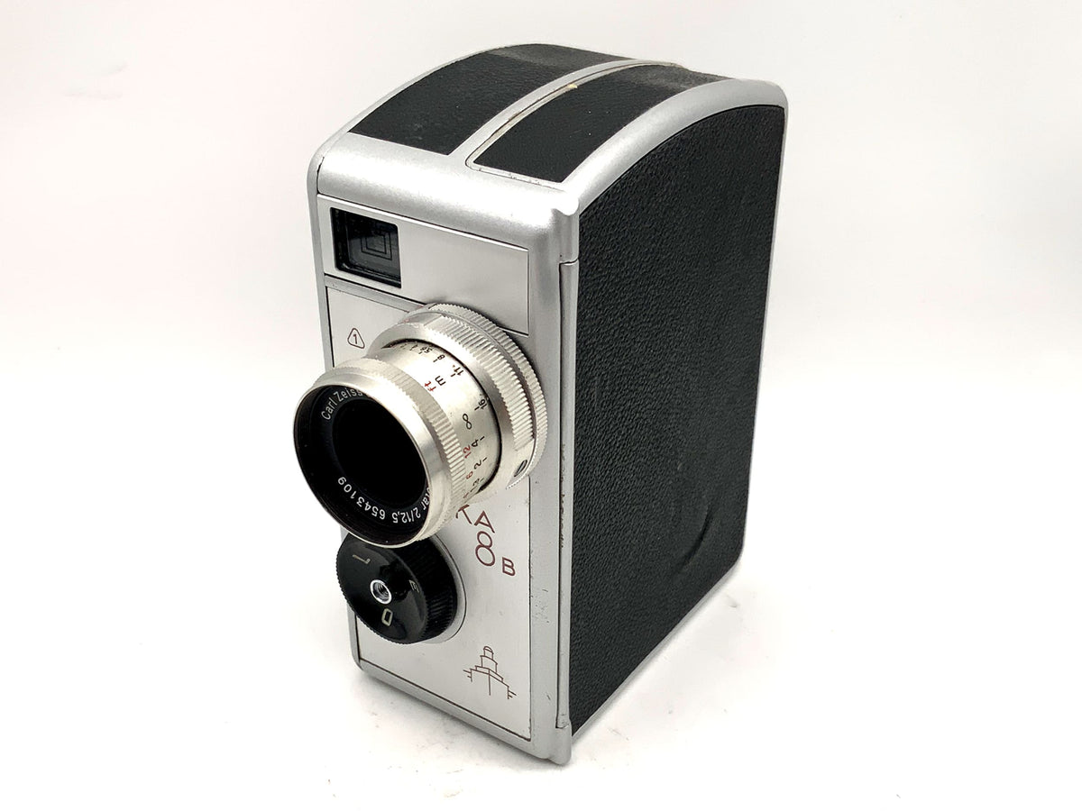 Pentacon Pentaka 8B film camera with Carl Zeiss Biotar 1:2/12.5mm dual 8mm lens