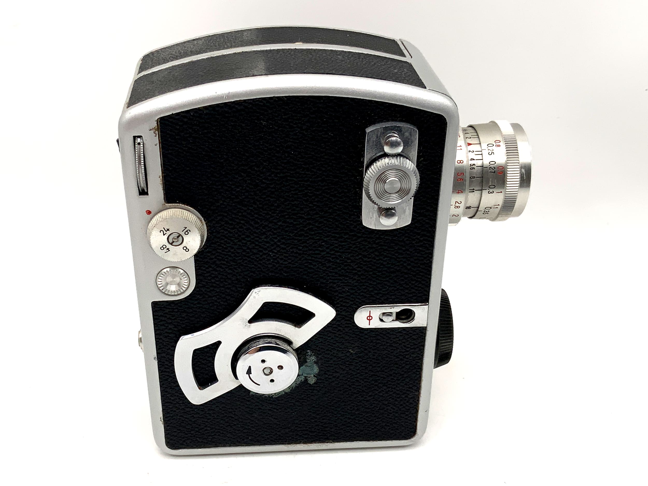 Pentacon Pentaka 8B film camera with Carl Zeiss Biotar 1:2/12.5mm dual 8mm lens
