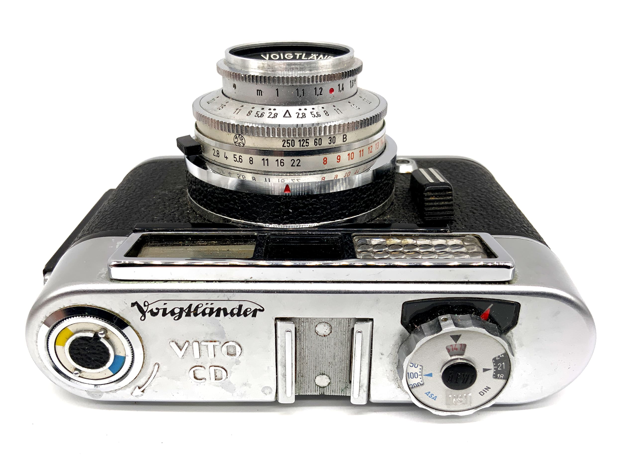 Voigtländer Vito CD Sucherkamera mit Lanthar 2.8/50 Prontor Analogkamera
