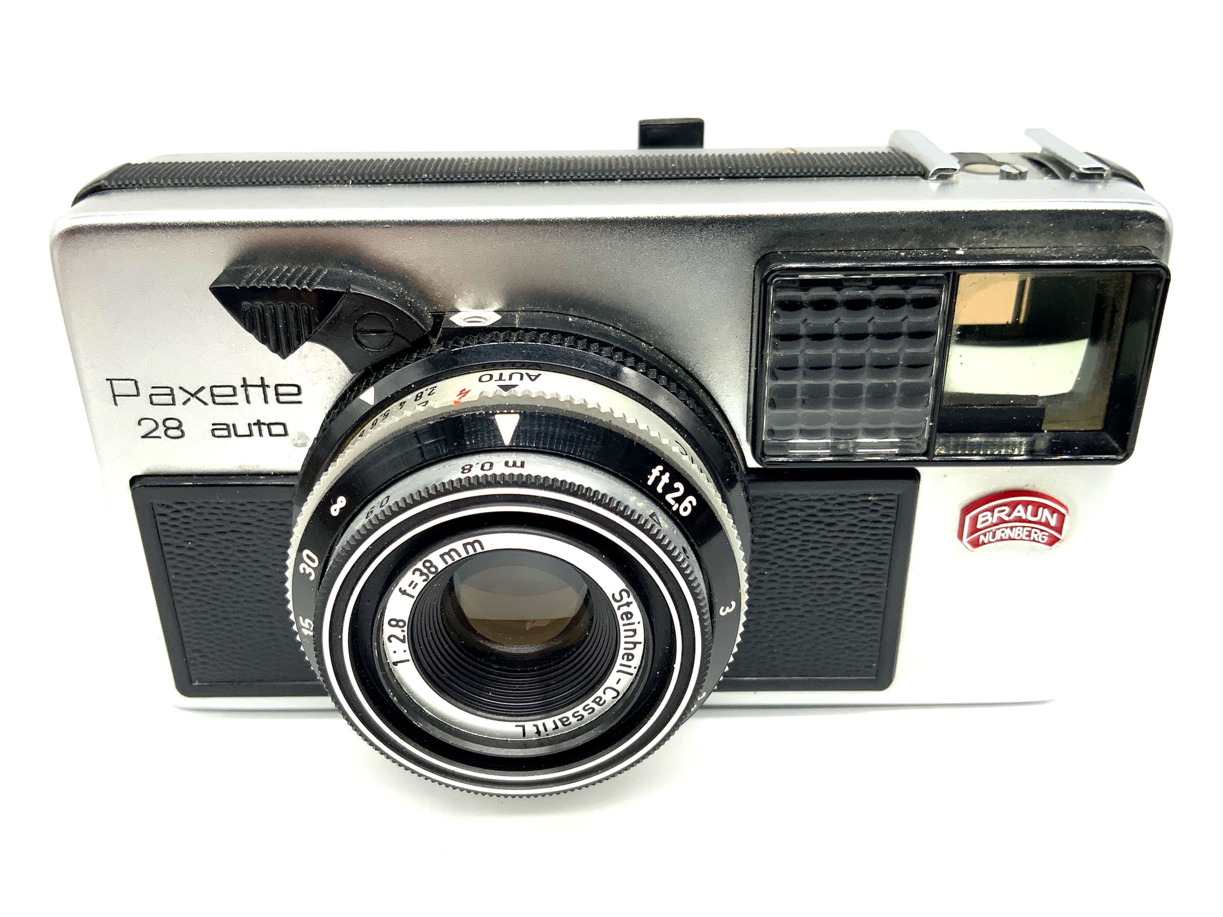 Braun Nürnberg Paxette 28 auto Steinheil-Cassarit L 1:2.8/38mm Prontor-Matic